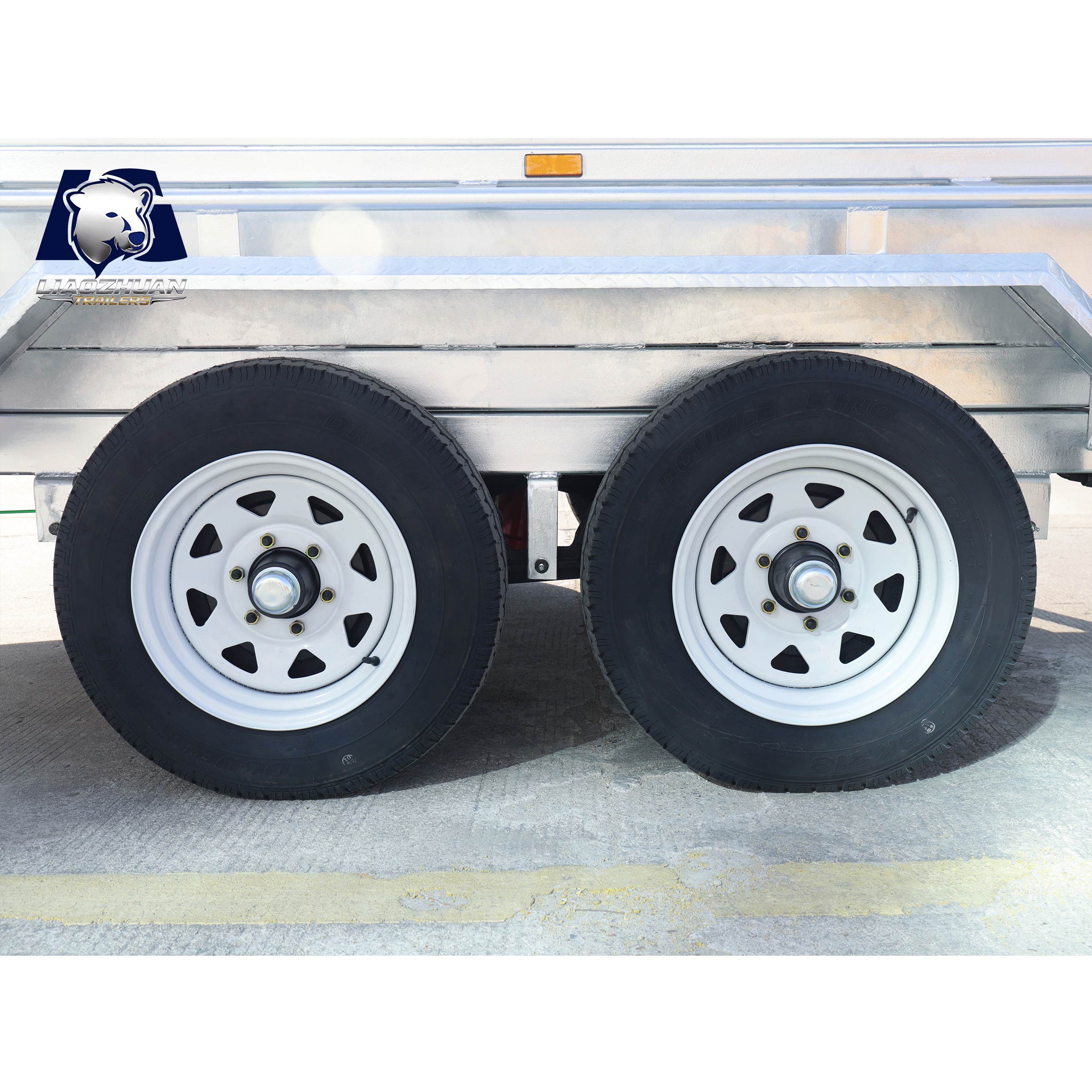 10x5 Hydraulic Tipper Galvanised Box Trailer 3500kg ATM (Electric Brake)