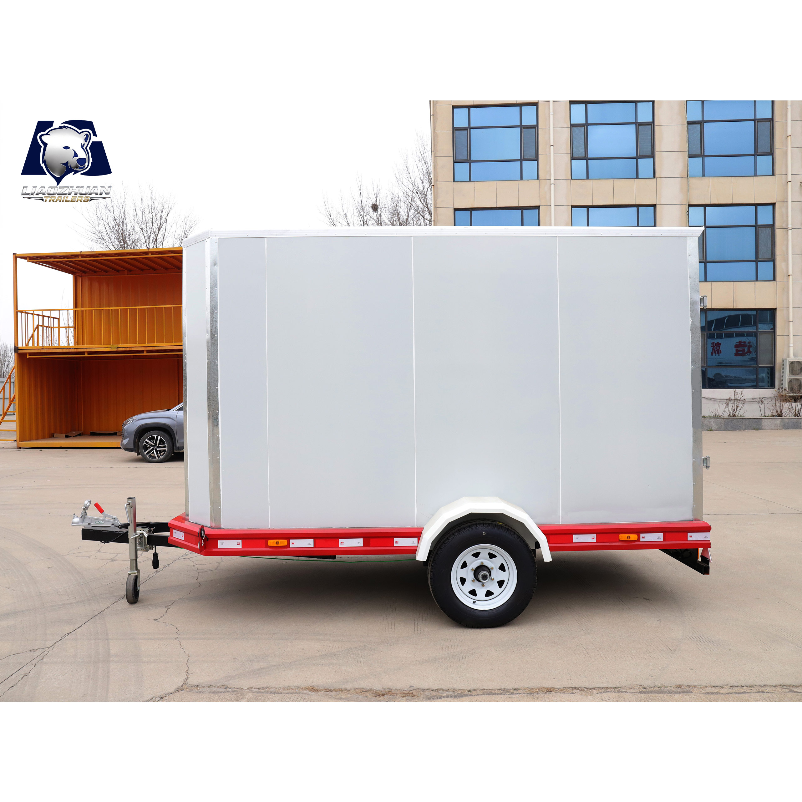 Single-axle box trailer