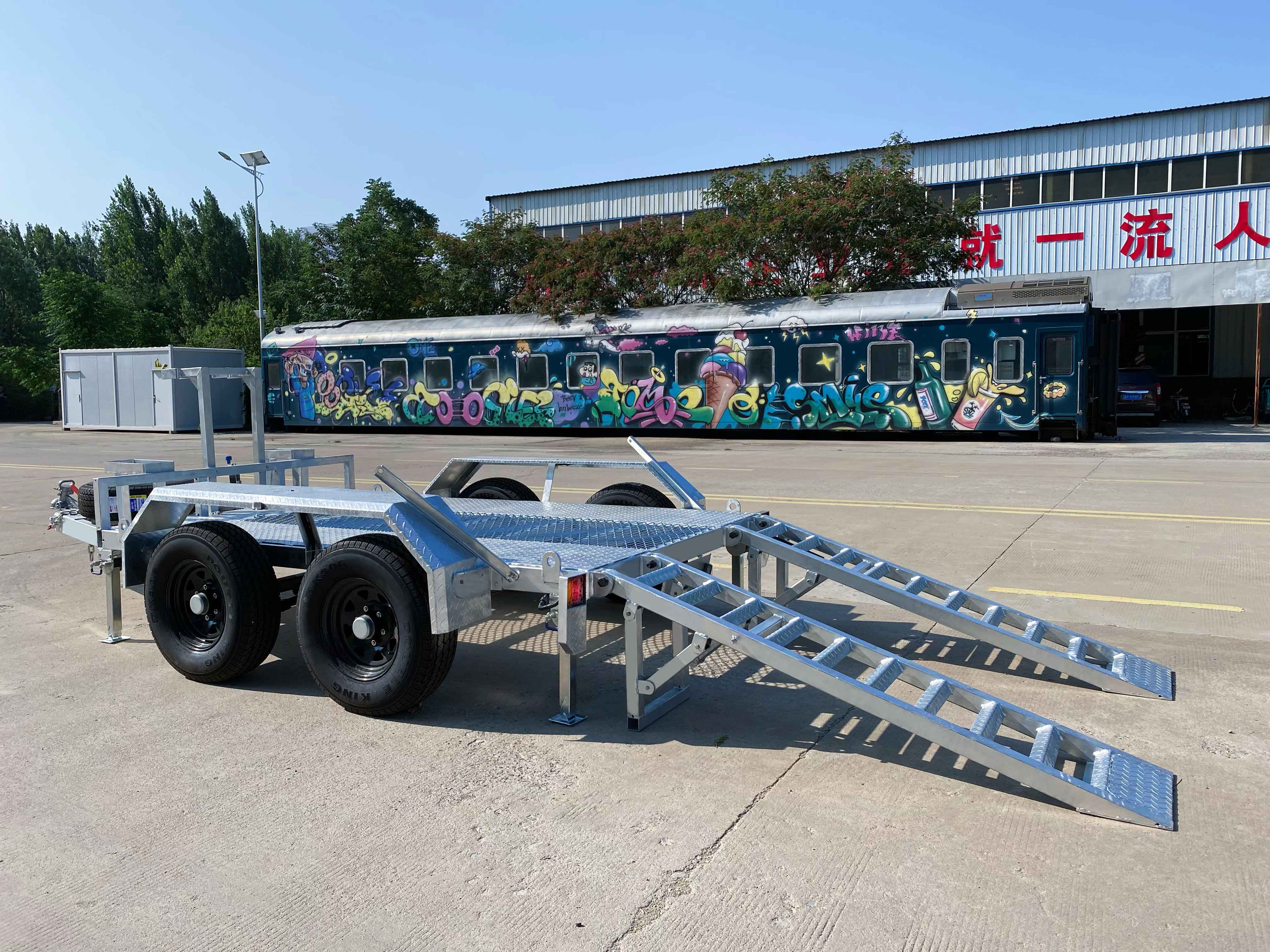ATM4000kg small excavator agricultural trailer
