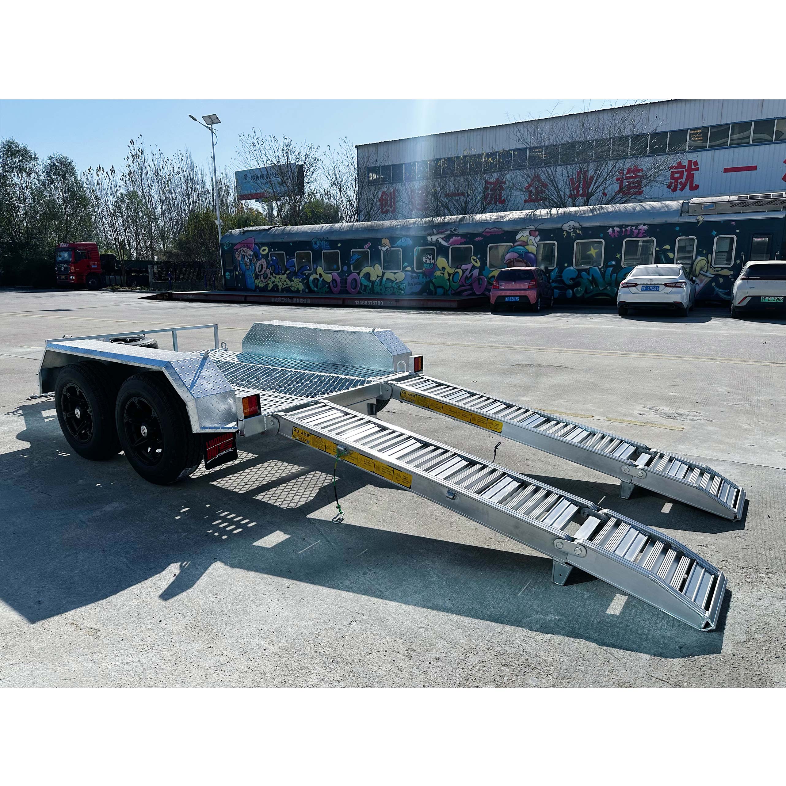 Excavator trailer