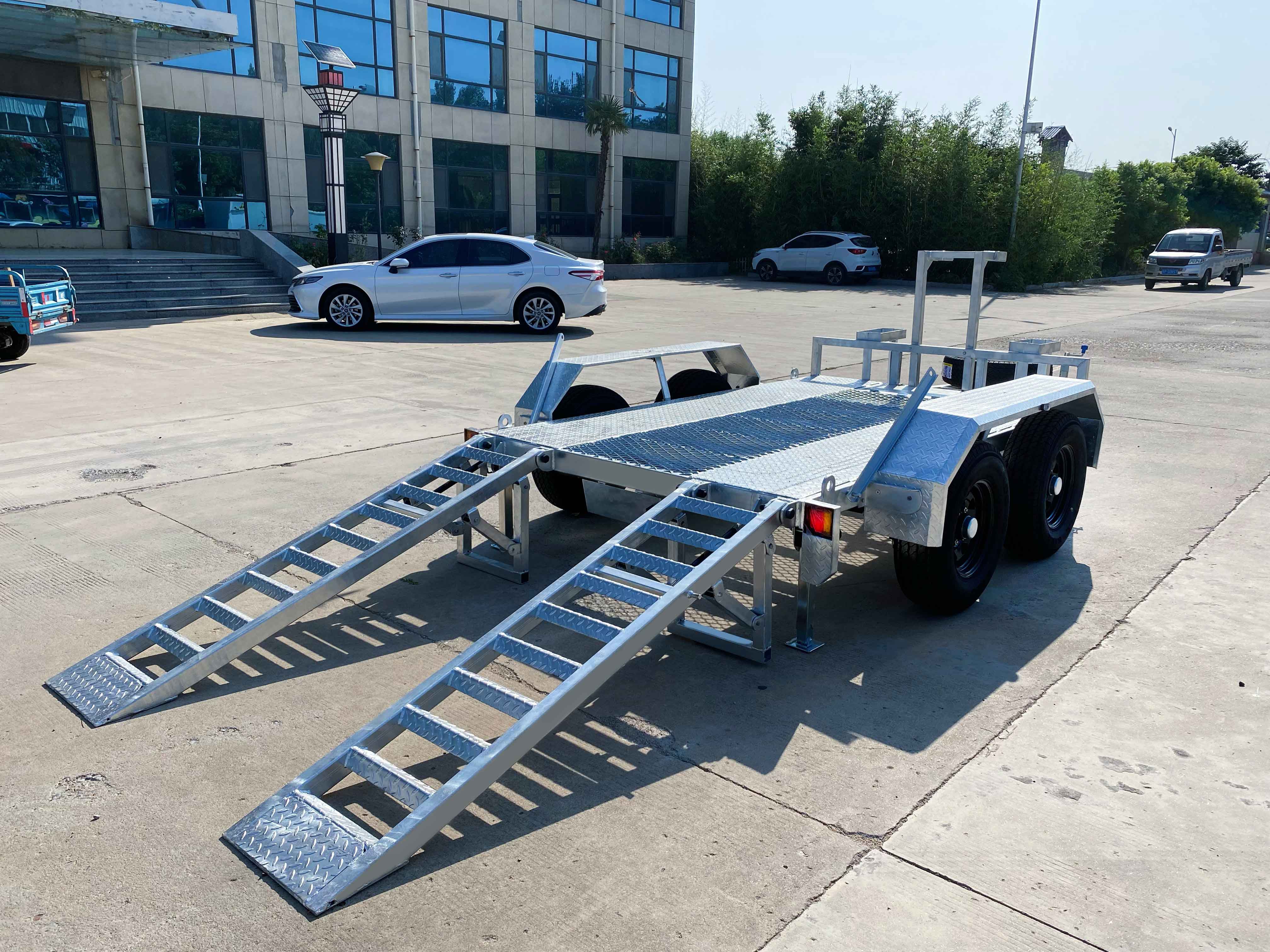 ATM4000kg small excavator agricultural trailer