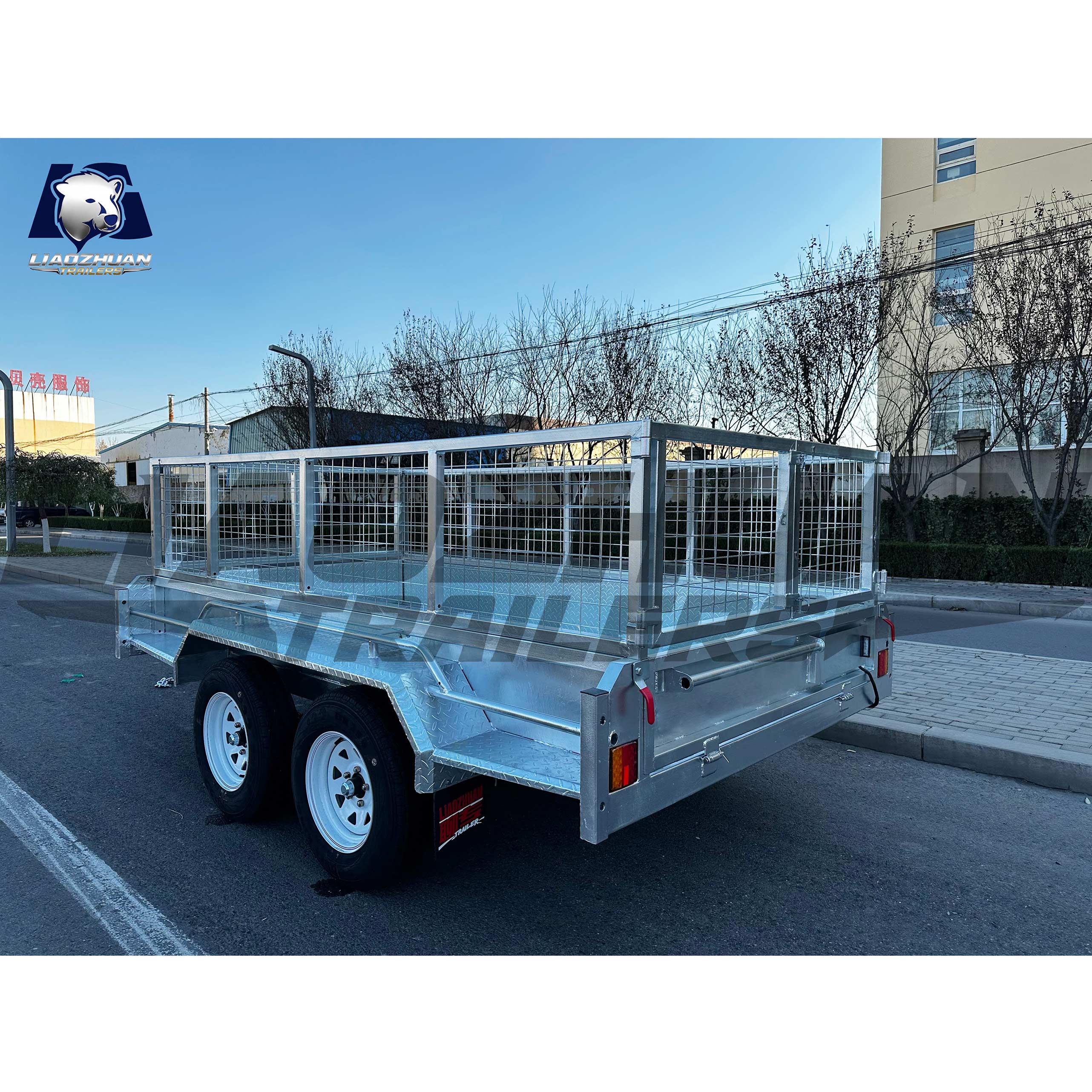 10×5 Tandem Axle Hot-Dip Galvanised Box Trailer 2000kg ATM