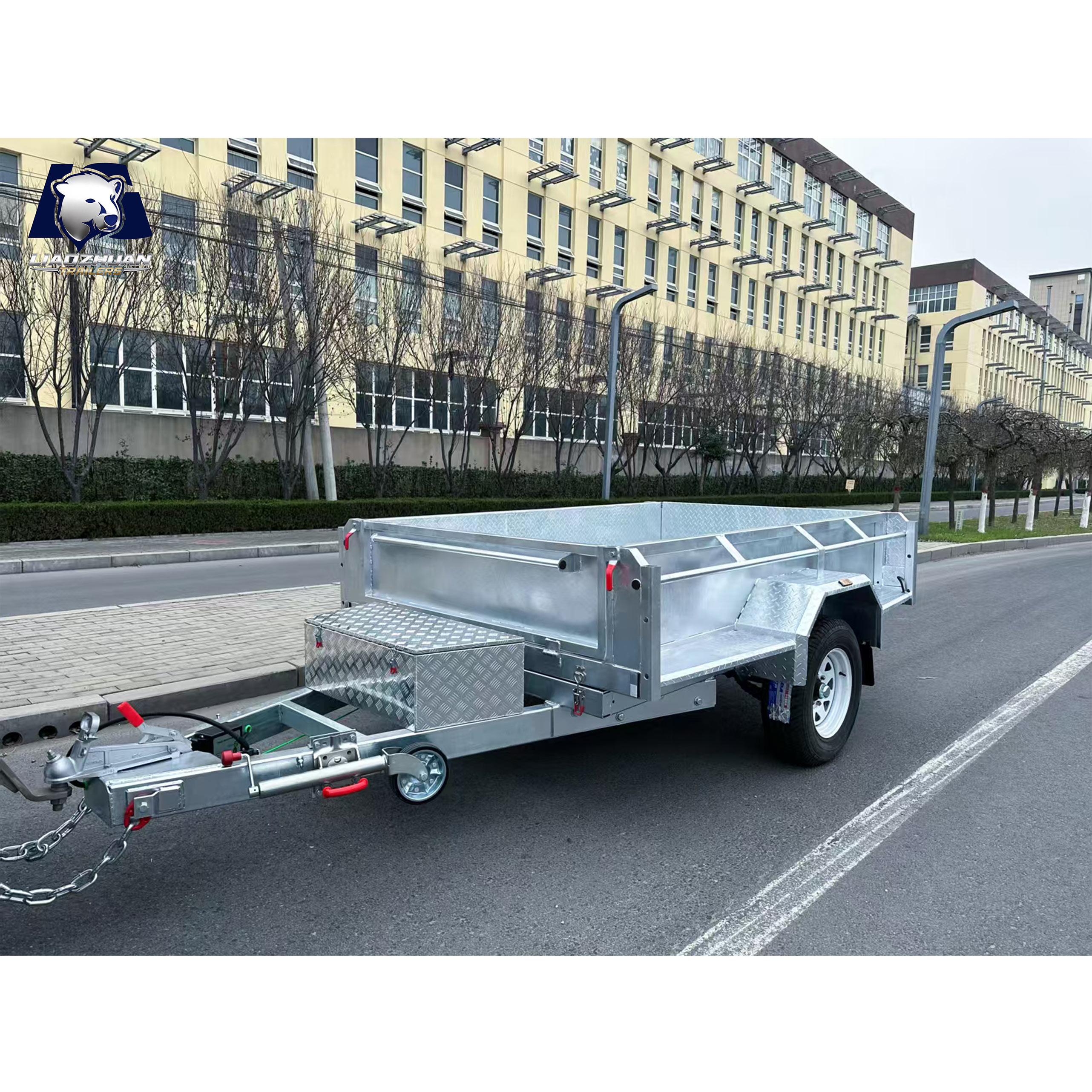 8x5 Hydraulic Single-axis Tipper Galvanised Trailer 1800kg ATM (Electric Brake)