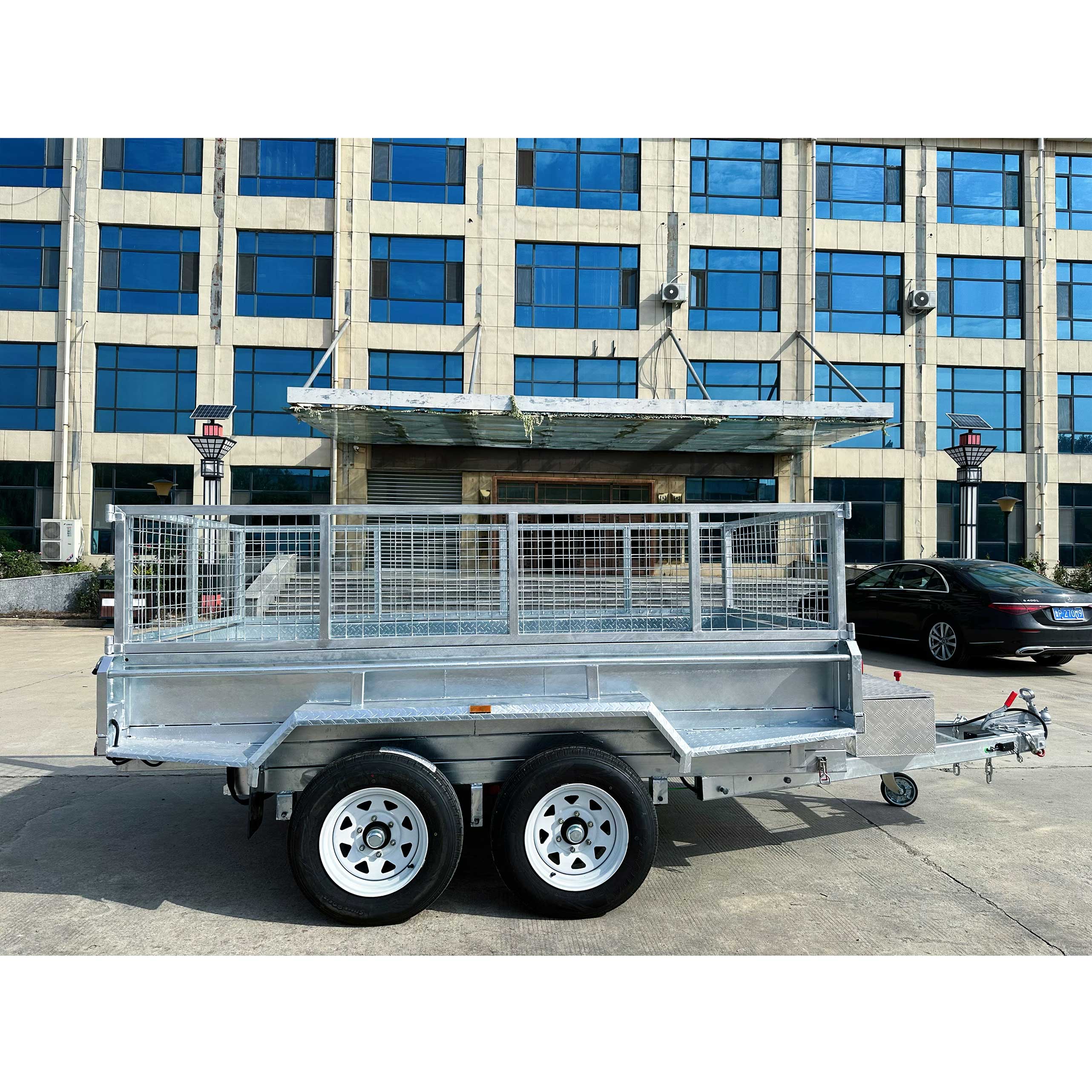 10x5 Hydraulic Tipper Galvanised Box Trailer 3200kg ATM (Electric Brake)