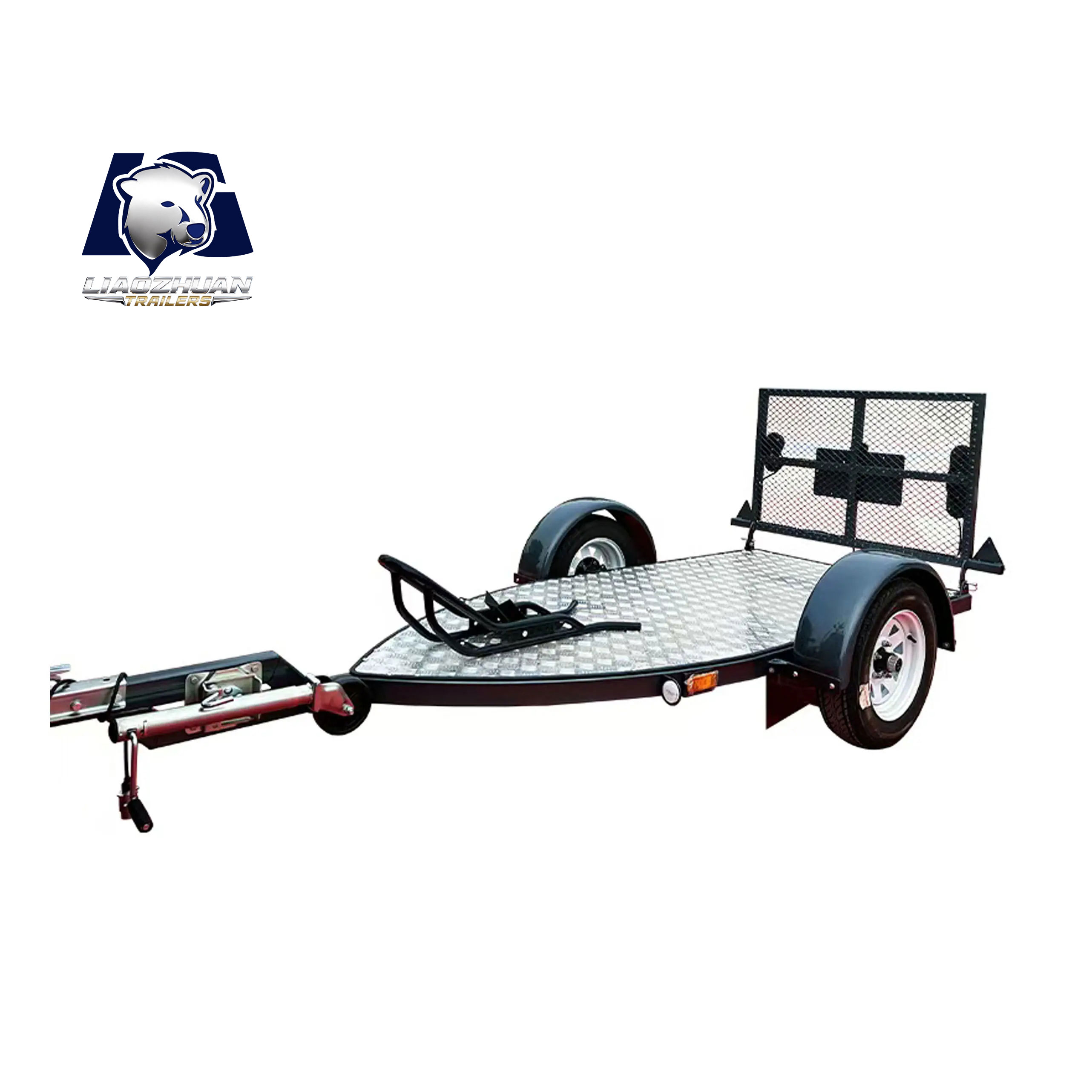 Single motorcycle trailer