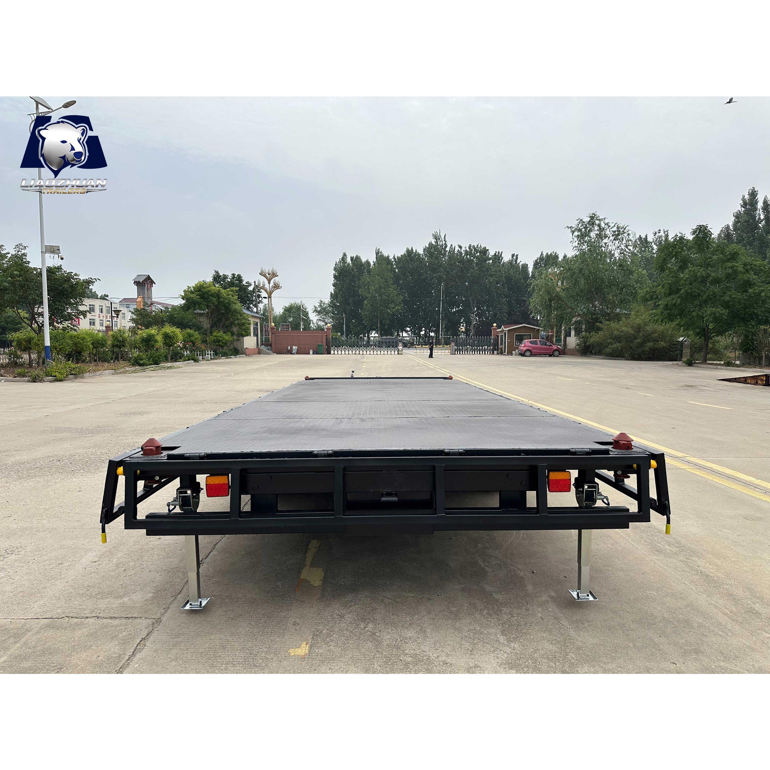 Dual-axis Flatbed Painting Trailer 4500kg ATM (Electric Brake)
