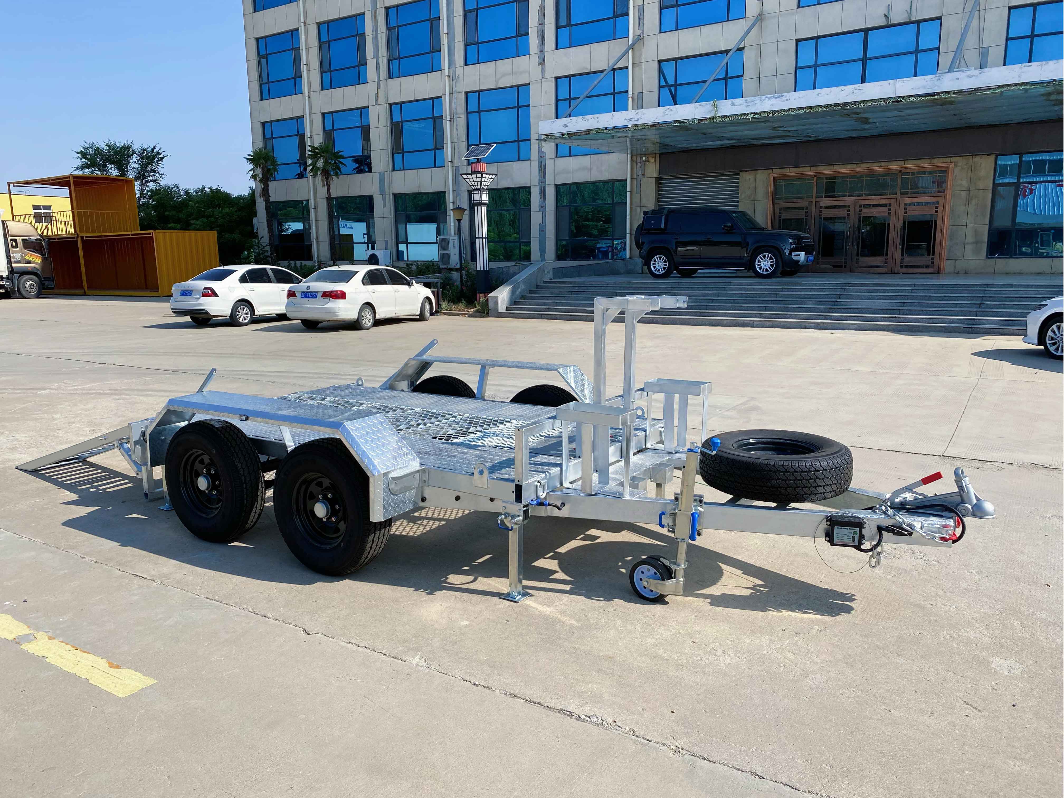 ATM4000kg small excavator agricultural trailer