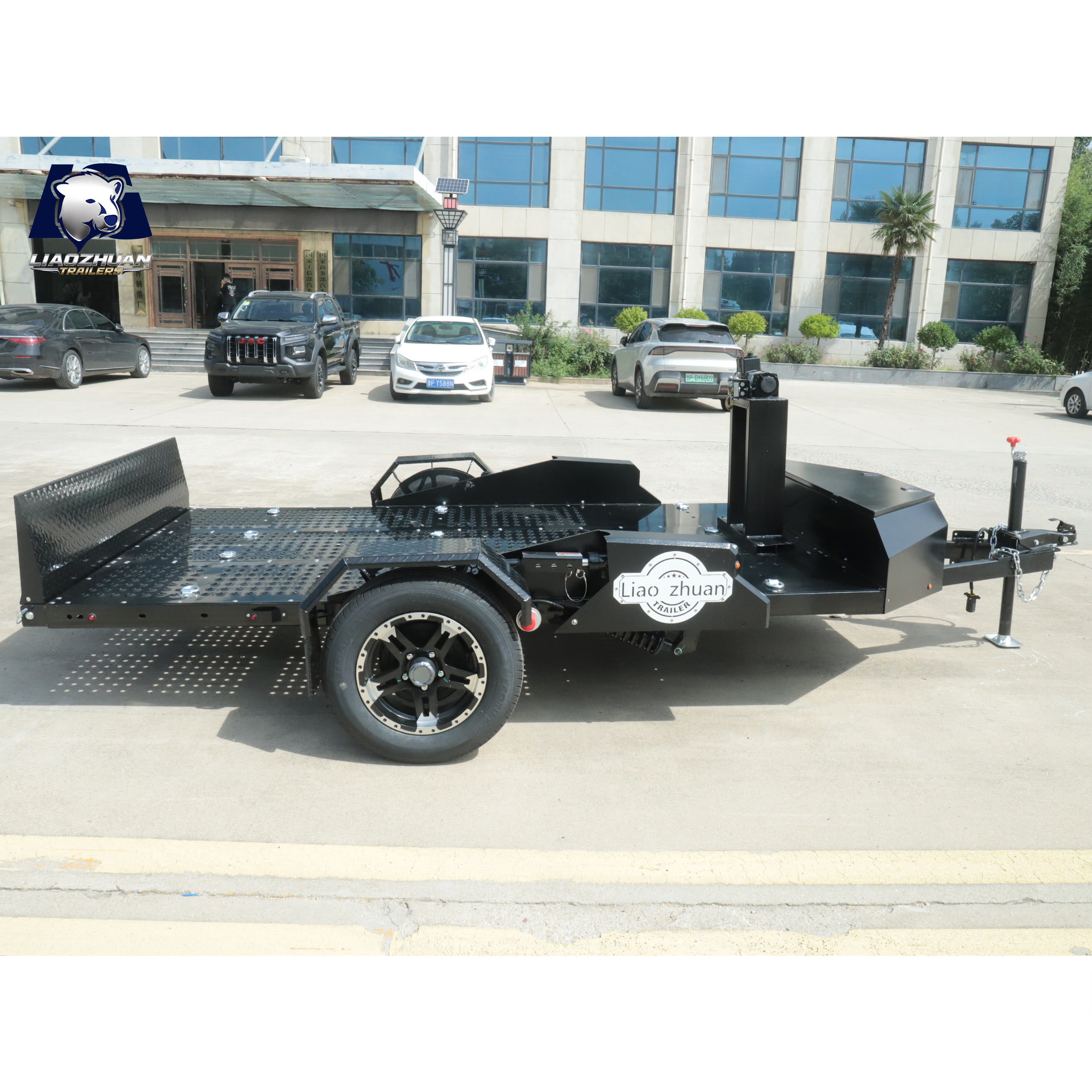 Single-axis Mobile Energy Storage Device Trailer 1500kg ATM