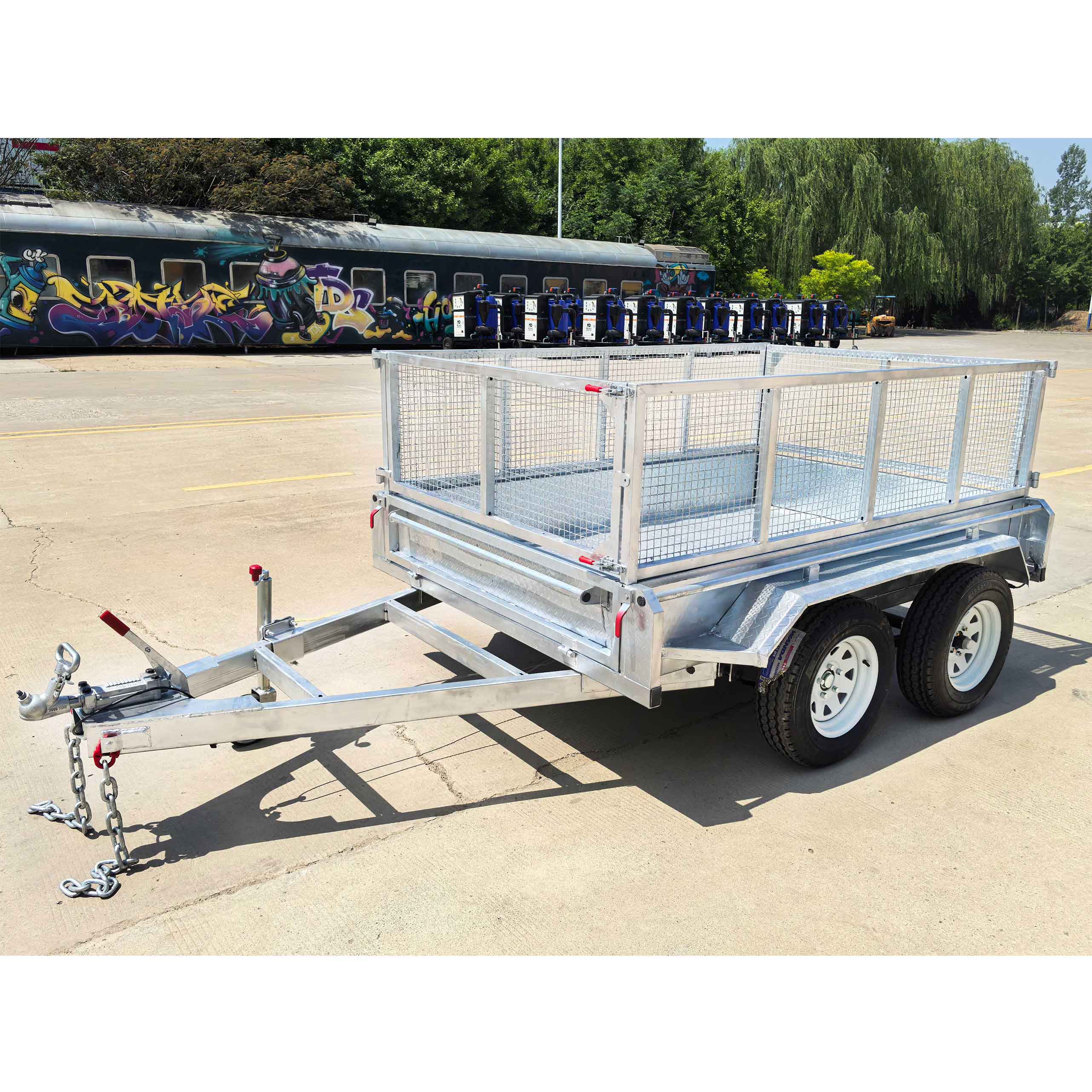 8x5 Premium Double Axle Hot-Dip Galvanised Tilting Box Trailer 2000kgATM