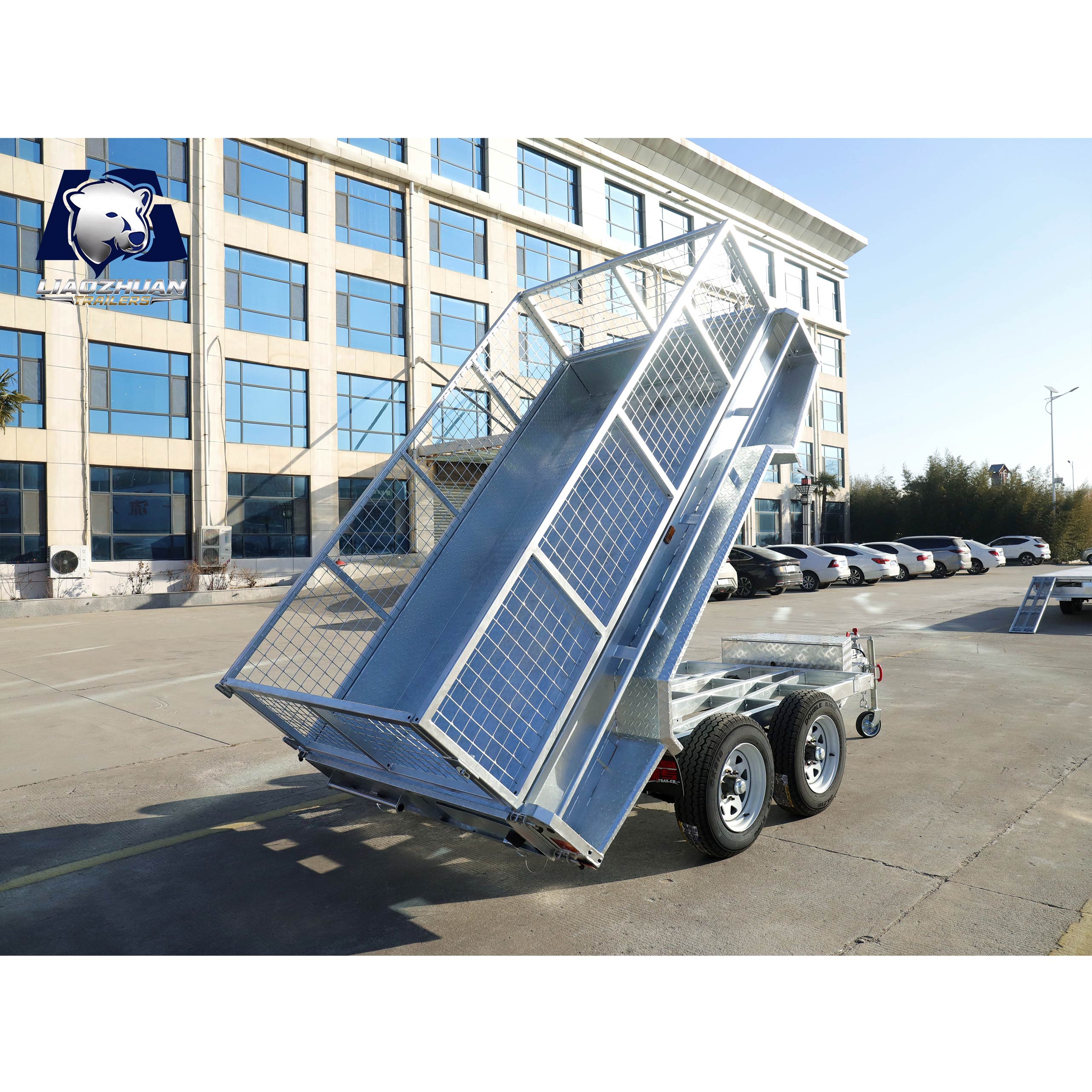 10x5 Hydraulic Tipper Galvanised Box Trailer 3500kg ATM (Electric Brake)