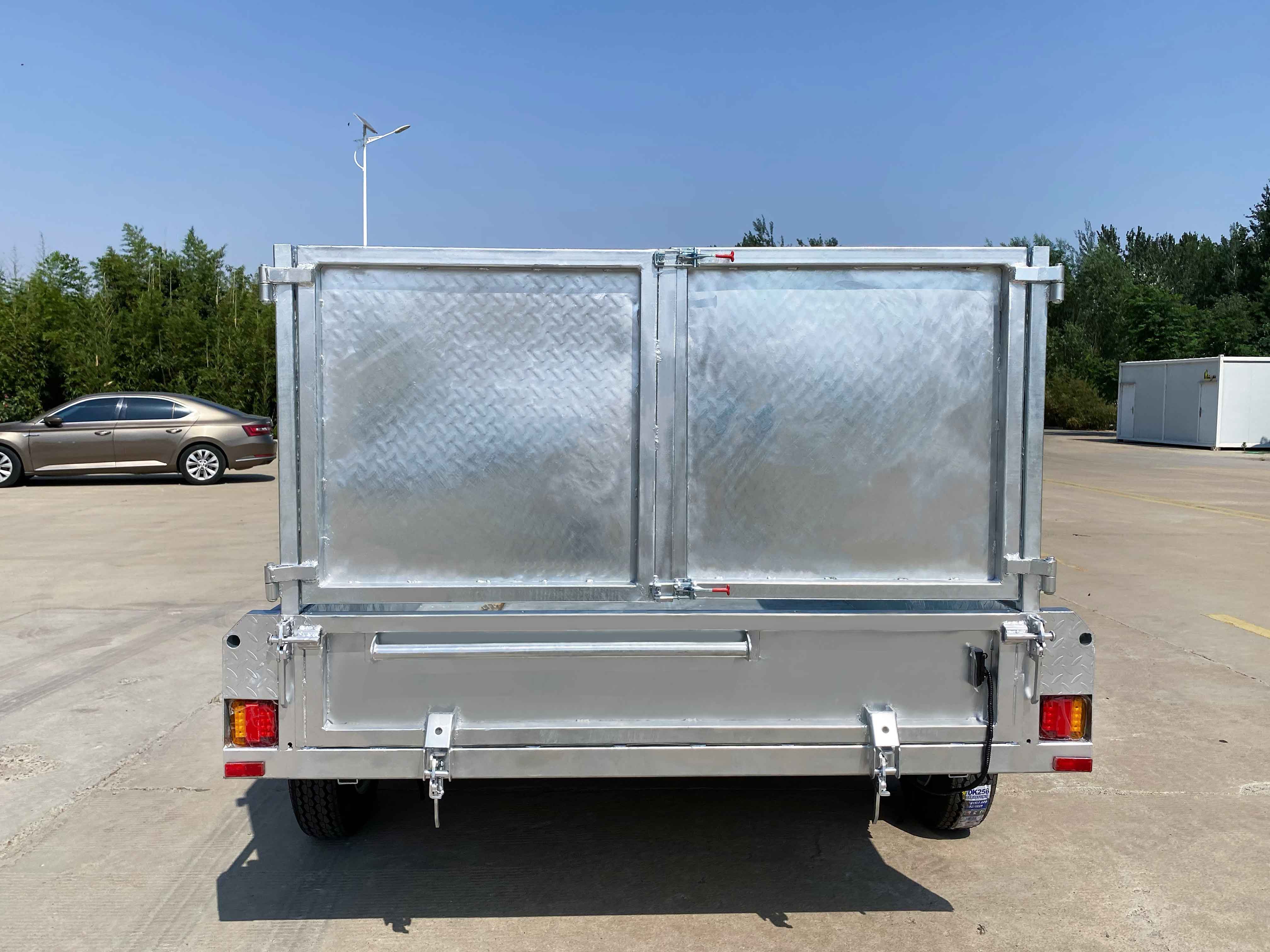 Two-axle series box trailer