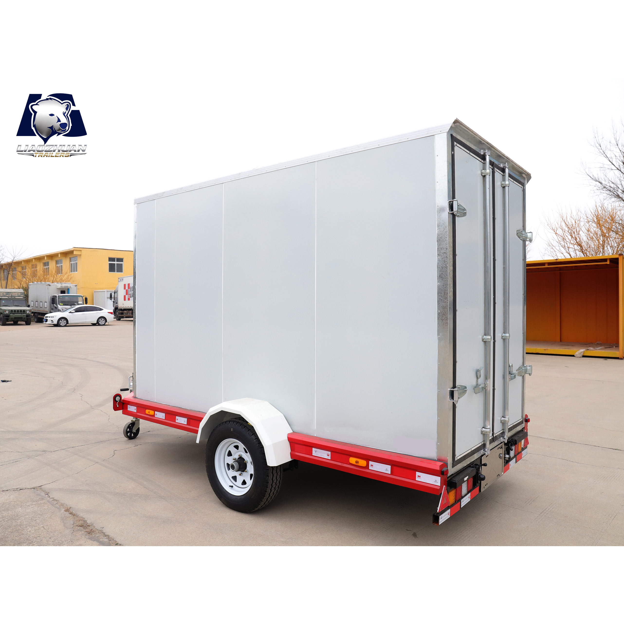 Single-axle box trailer