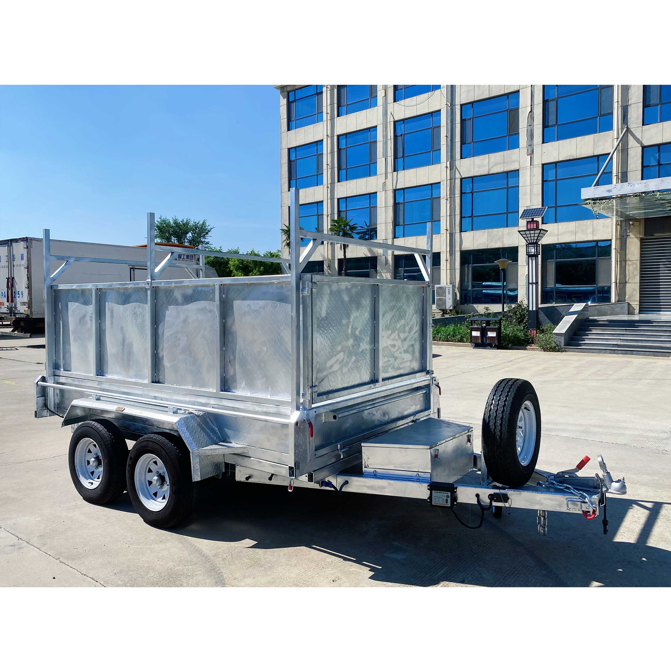 Two-axle series box trailer