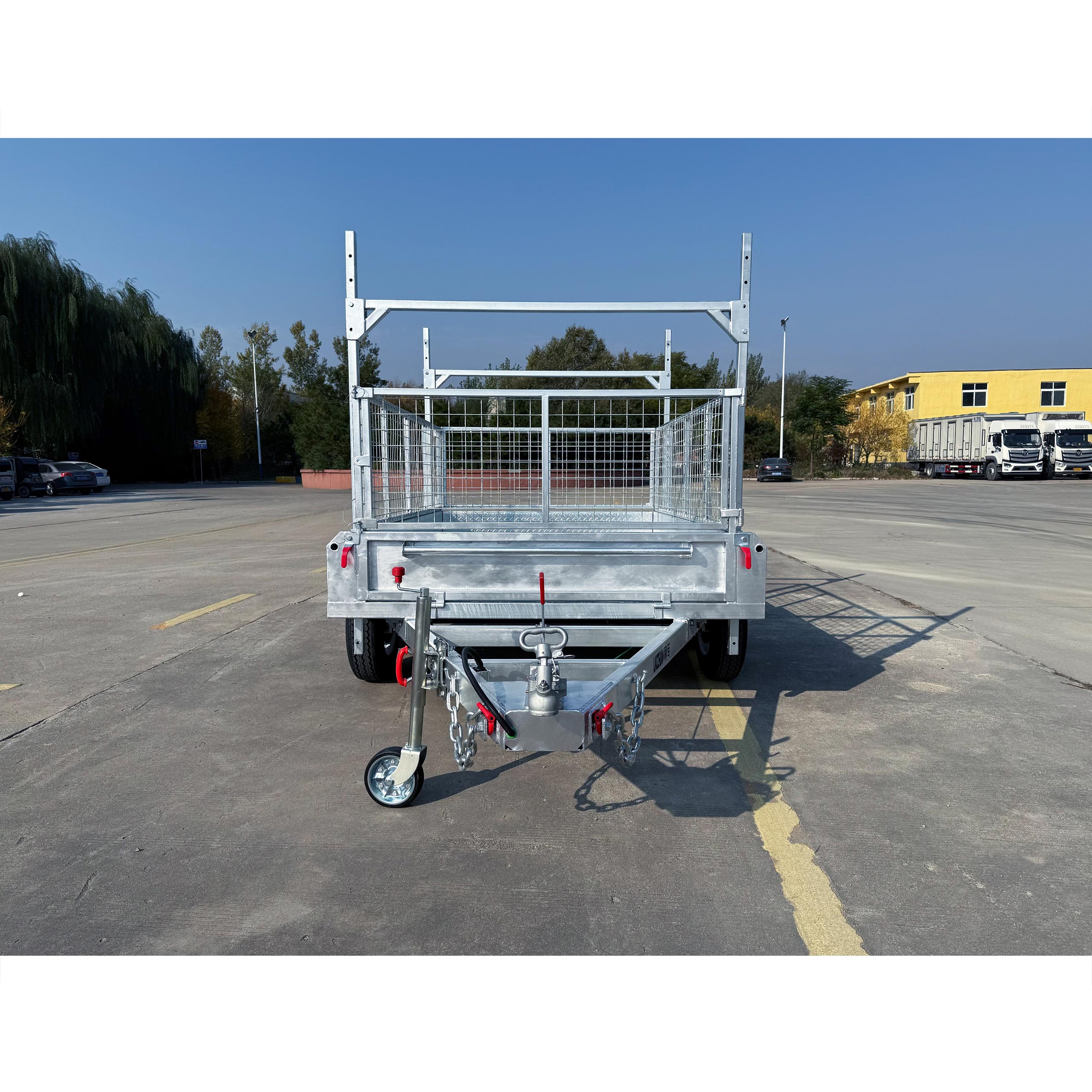 8×5 Tandem Axle Hot-Dip Galvanised Box Trailer 2000kg ATM H rack