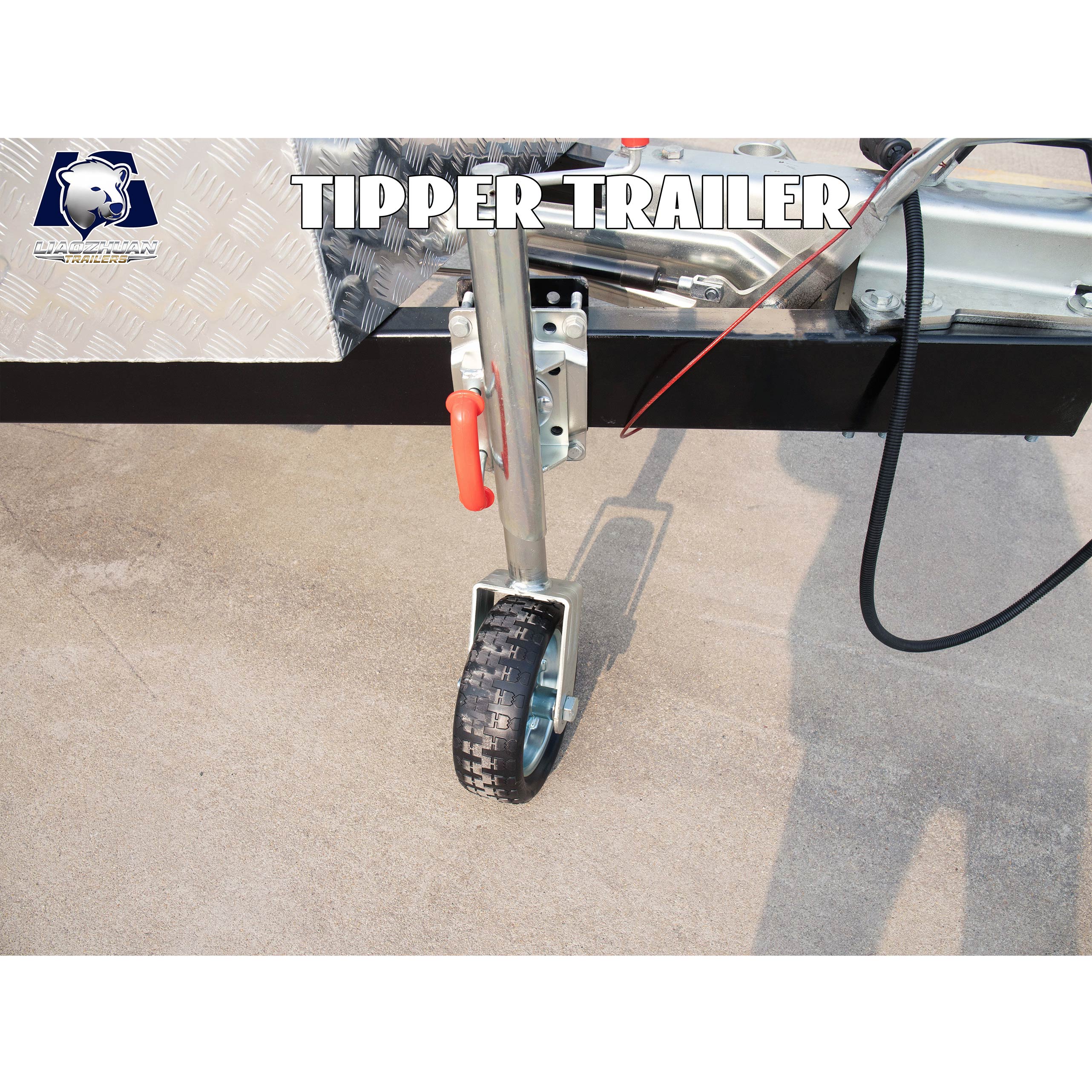 EU 14x6 Hydraulic Single-axis Tipper Painting Trailer 3500kg ATM (Electric Brake)