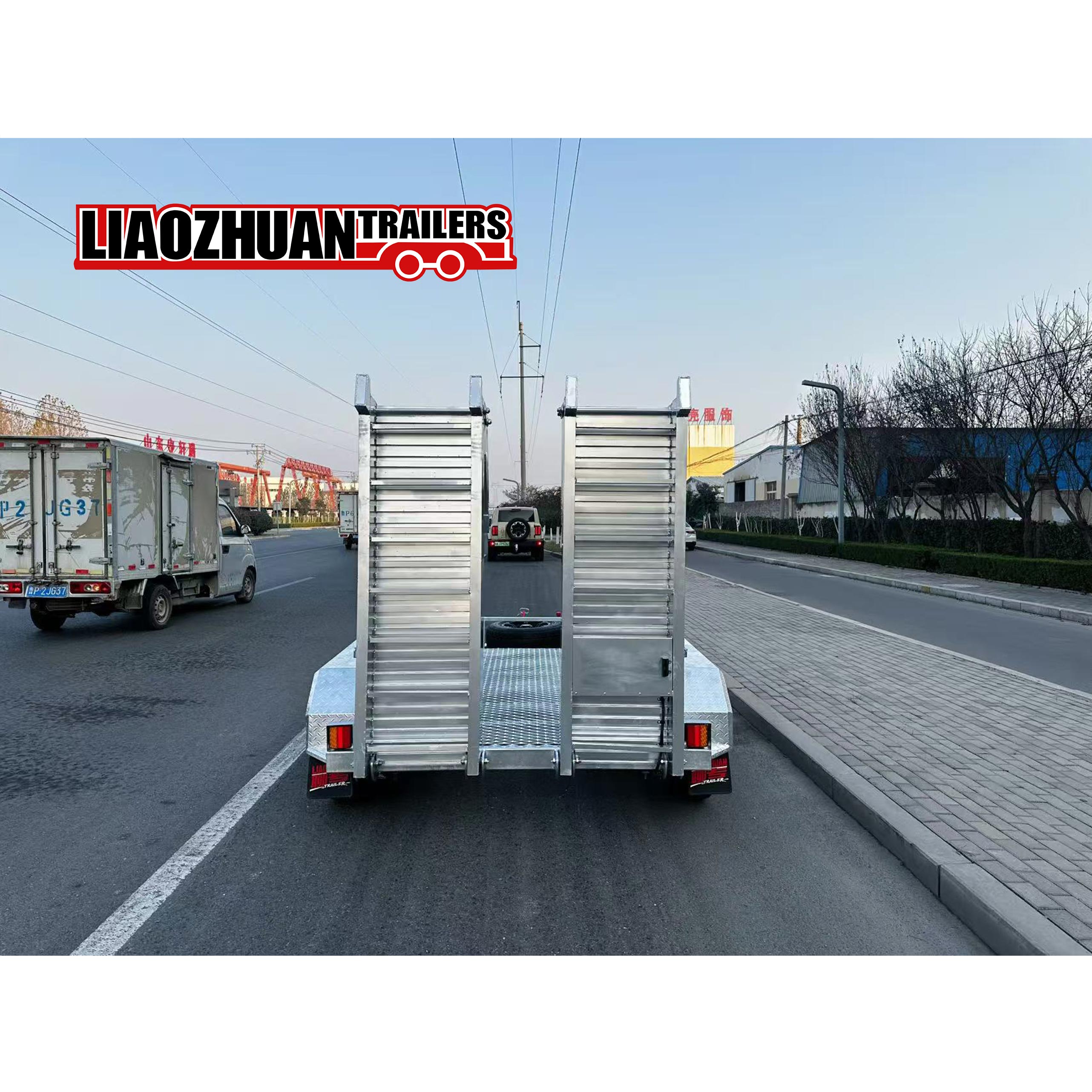 8×5 Double-axis Hot-Dip Galvanised Excavator Trailer 3500kg ATM