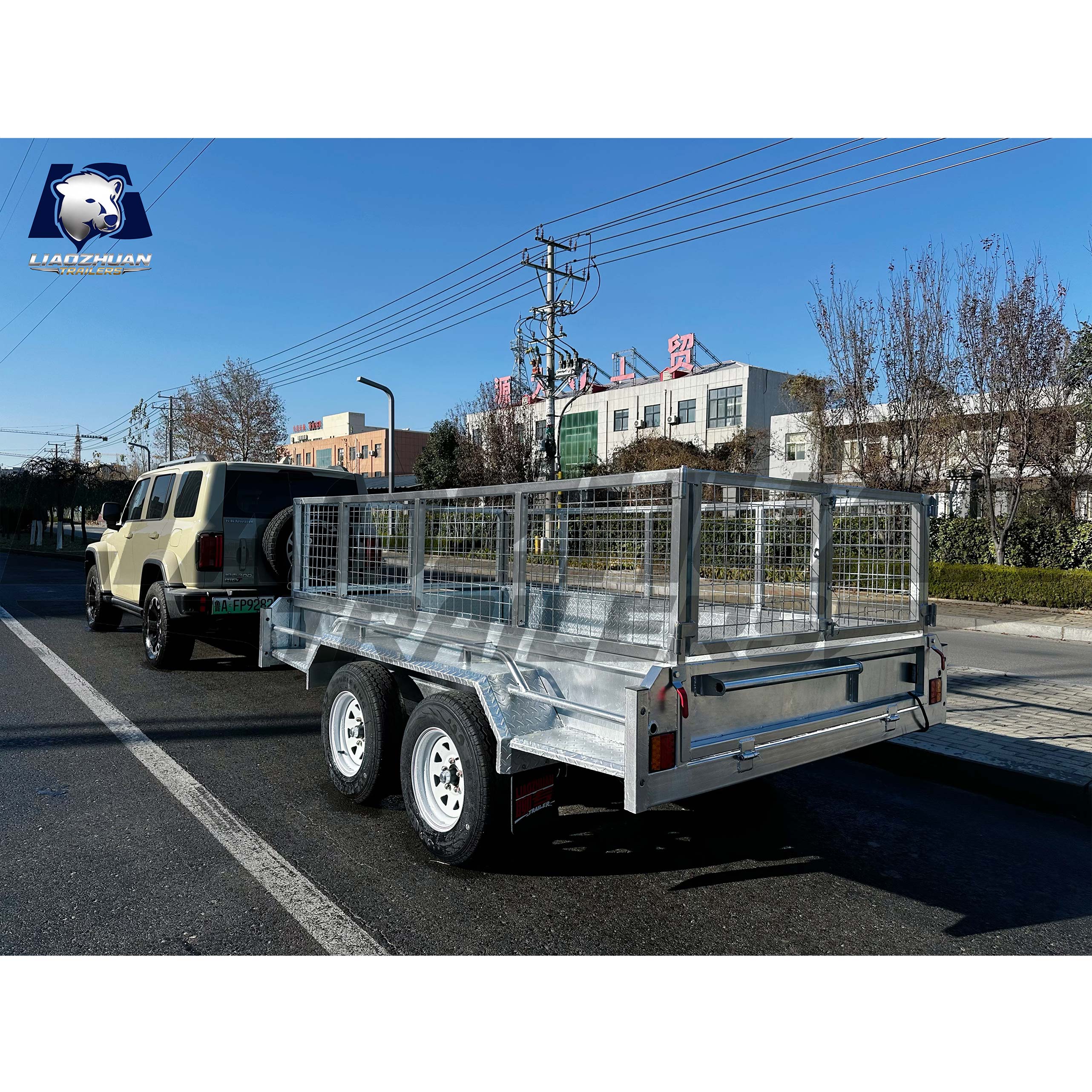 10×5 Tandem Axle Hot-Dip Galvanised Box Trailer 2000kg ATM