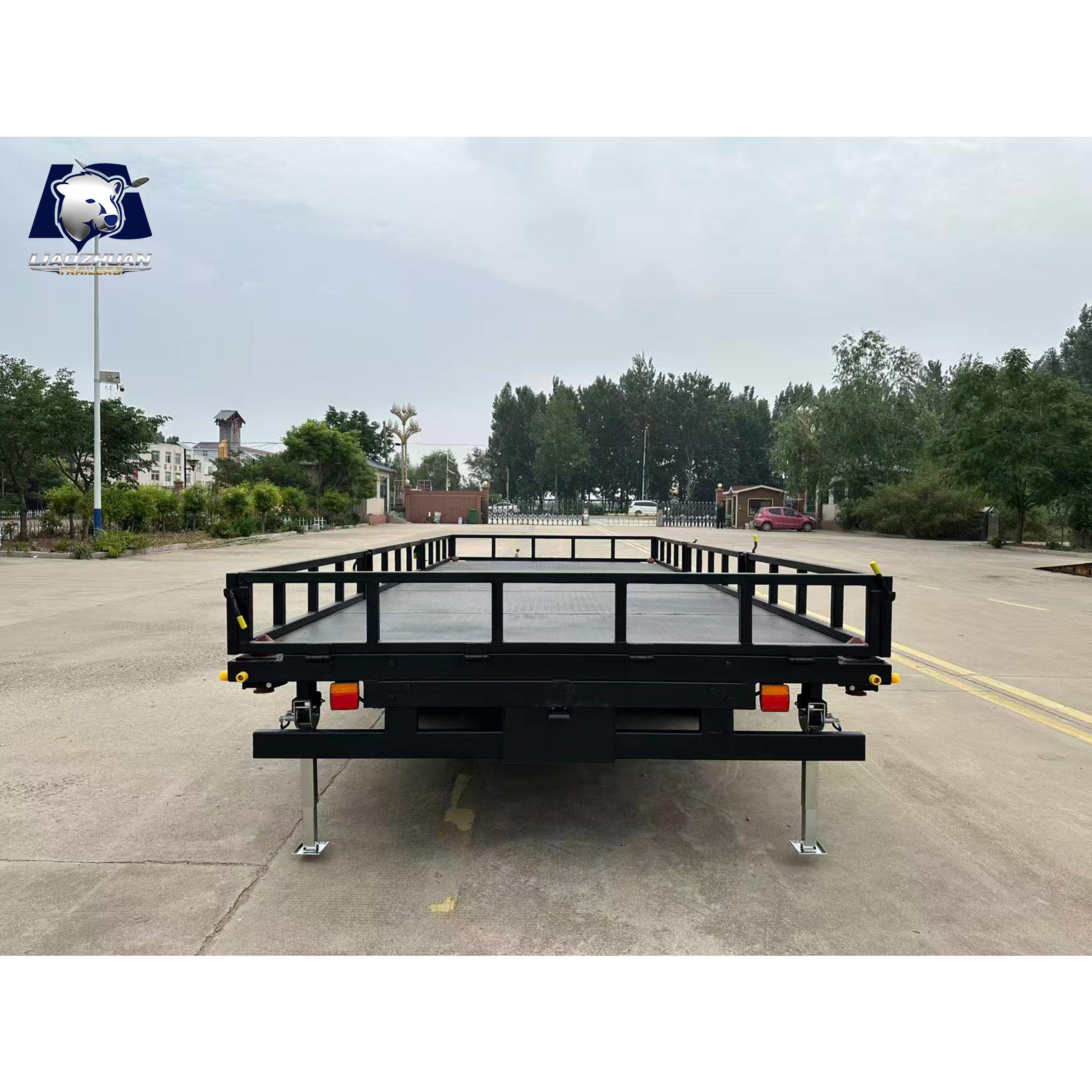 Dual-axis Flatbed Painting Trailer 4500kg ATM (Electric Brake)