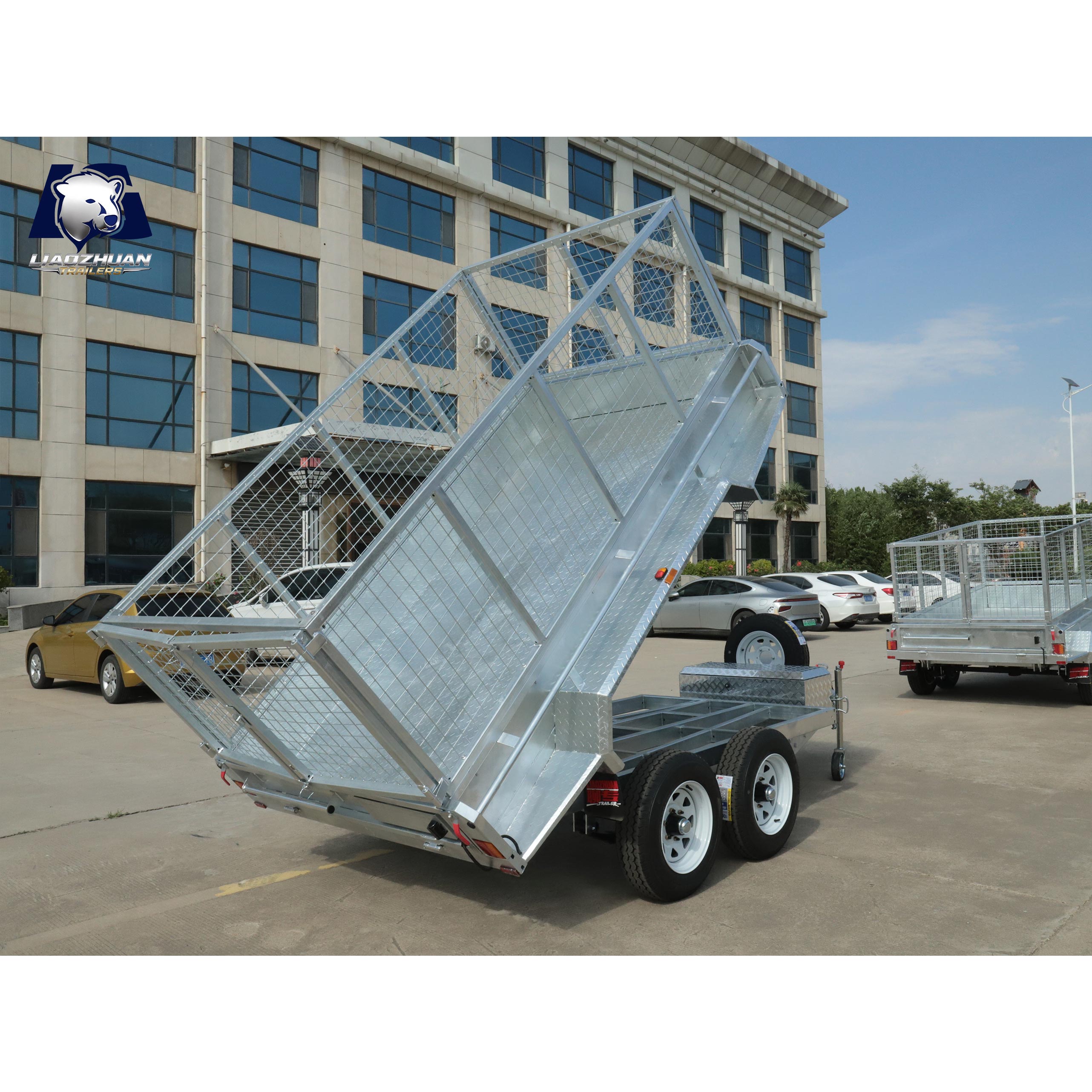 10x5 Hydraulic Tipper Galvanised Trailer 3500kg ATM (Electric Brake)