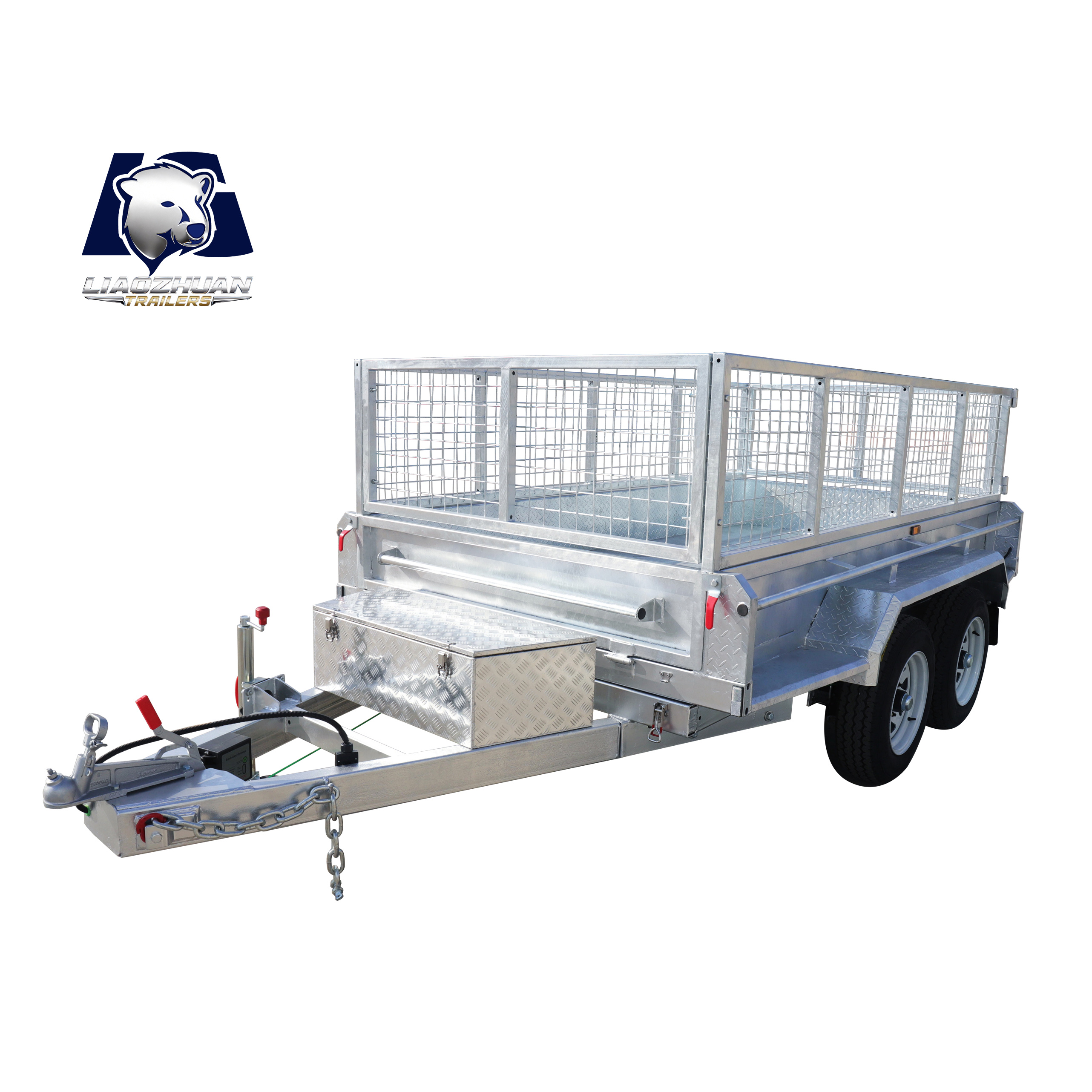 10x5 Hydraulic Tipper Galvanised Box Trailer 3500kg ATM (Electric Brake)