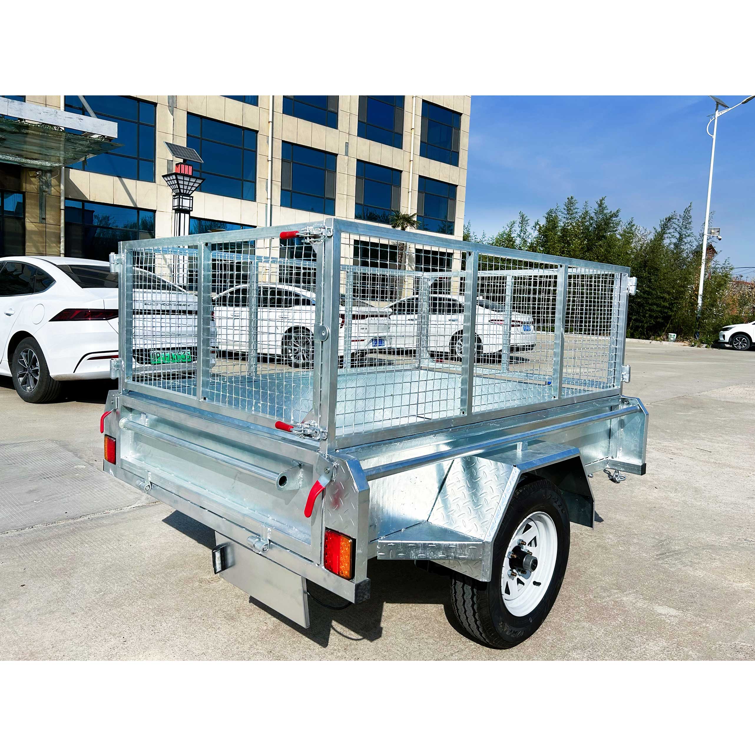 8x5 Premium Single Axle Hot-Dip Galvanised Tilting Box Trailer 750kg ATM