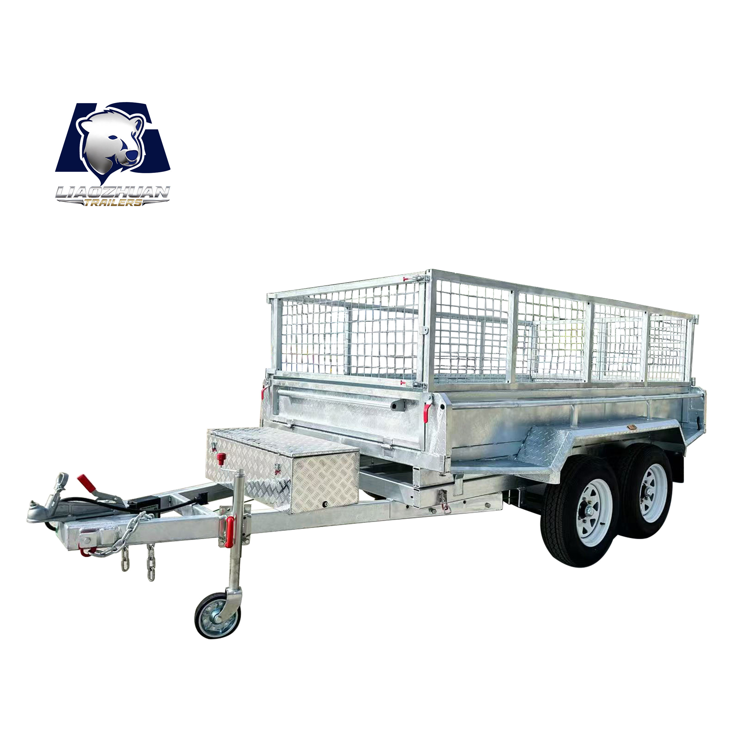10x5 Hydraulic Tipper Galvanised Box Trailer 3200kg ATM (Electric Brake)