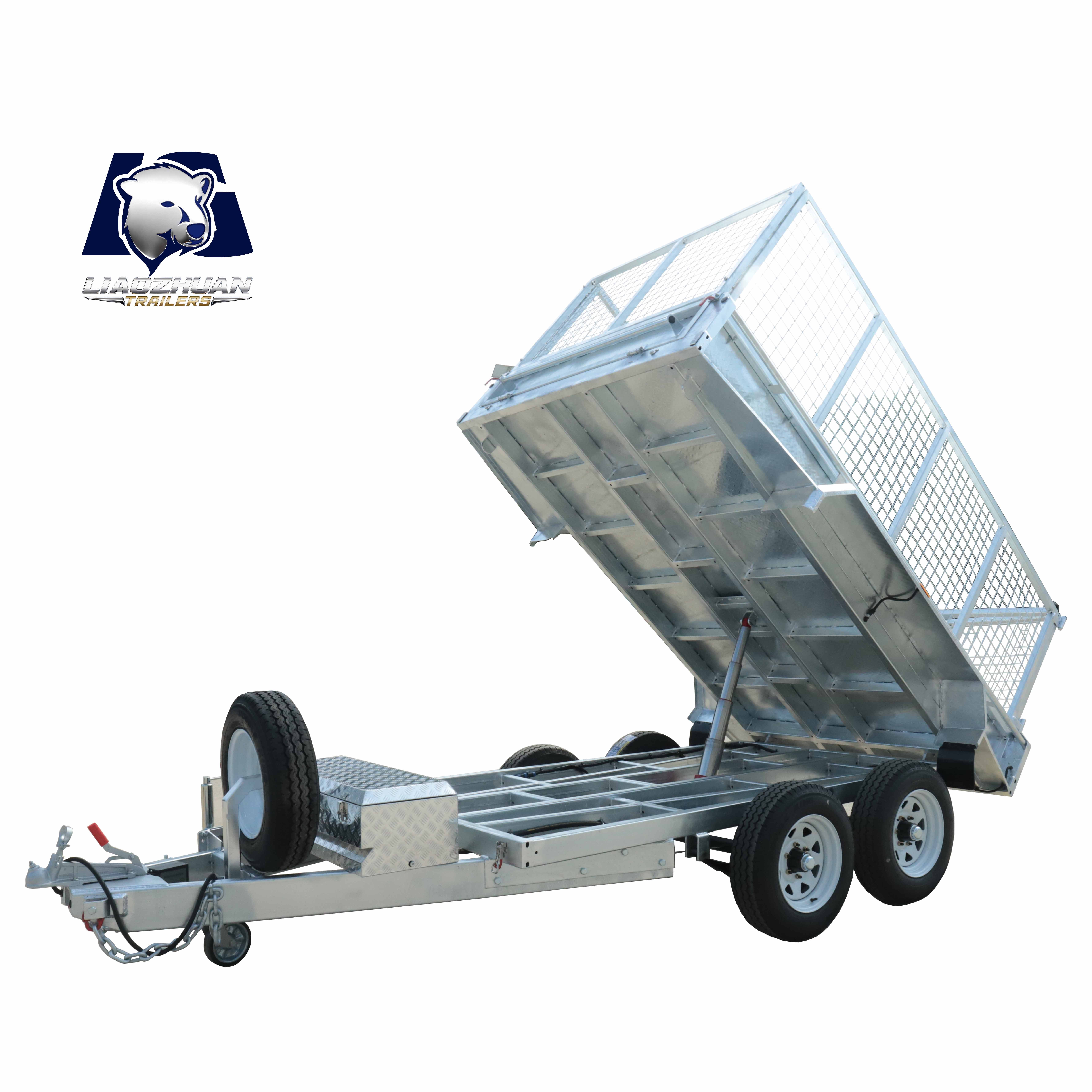 10x5 Hydraulic Tipper Galvanised Trailer 3500kg ATM (Electric Brake)