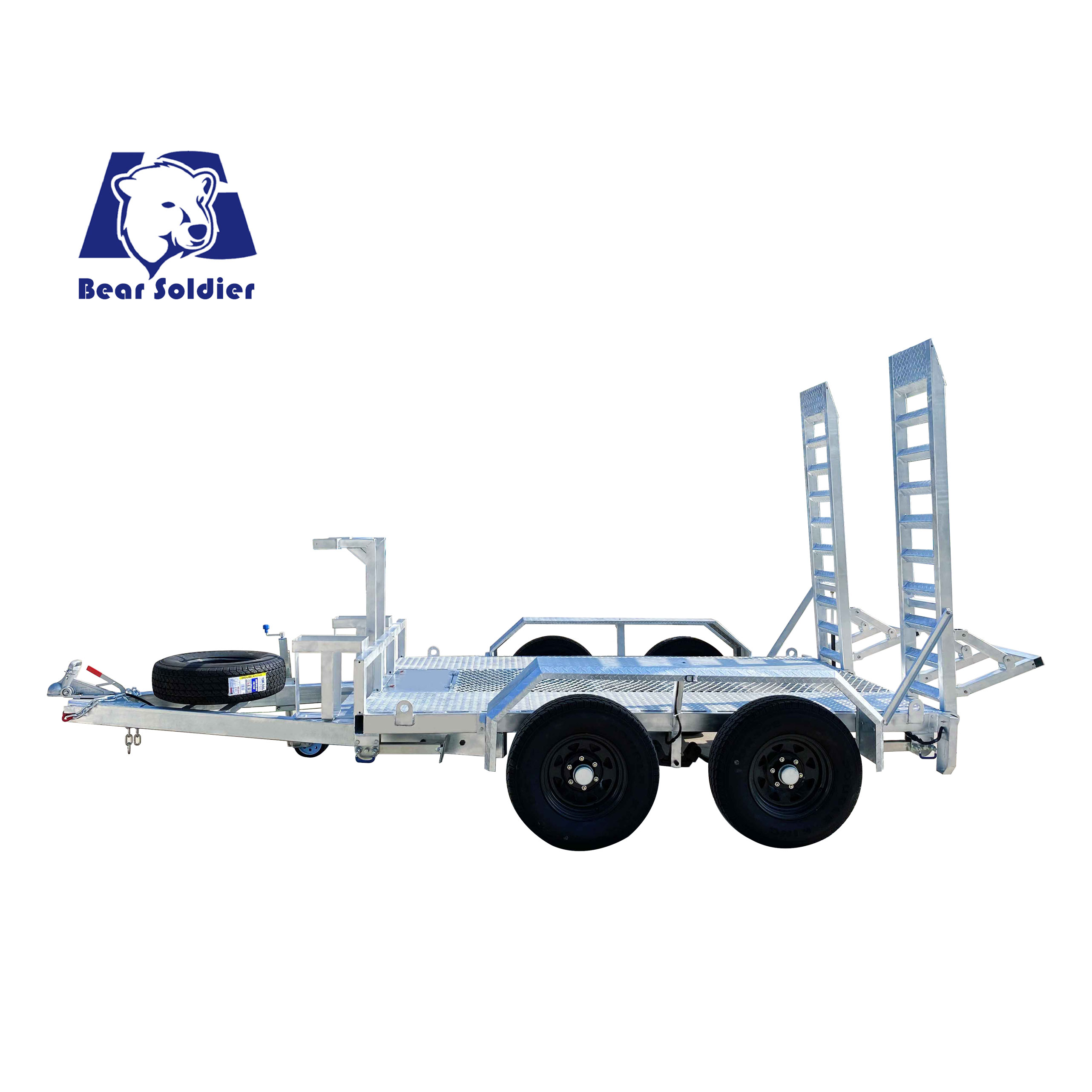 ATM4000kg small excavator agricultural trailer