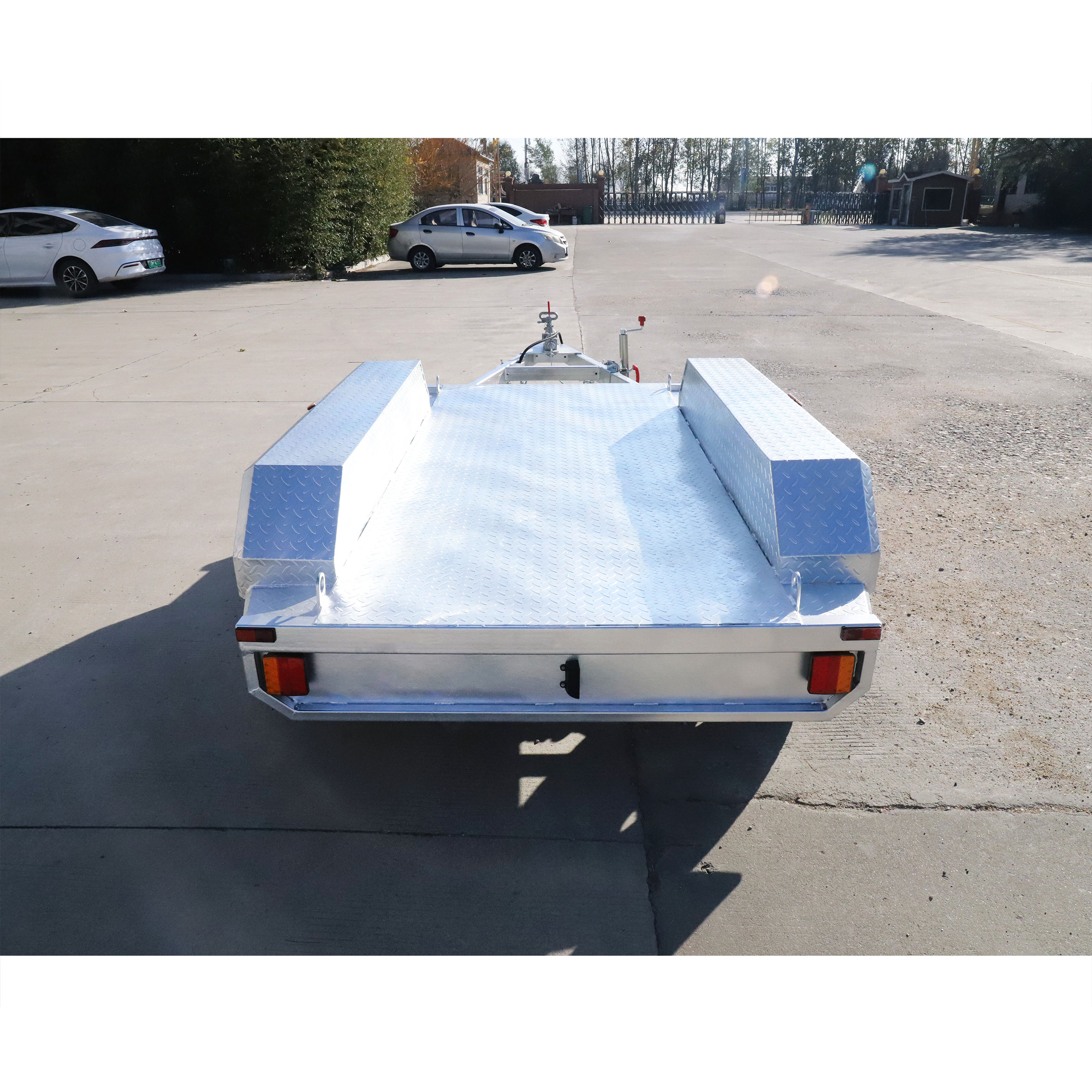 Two-axis generator trailer