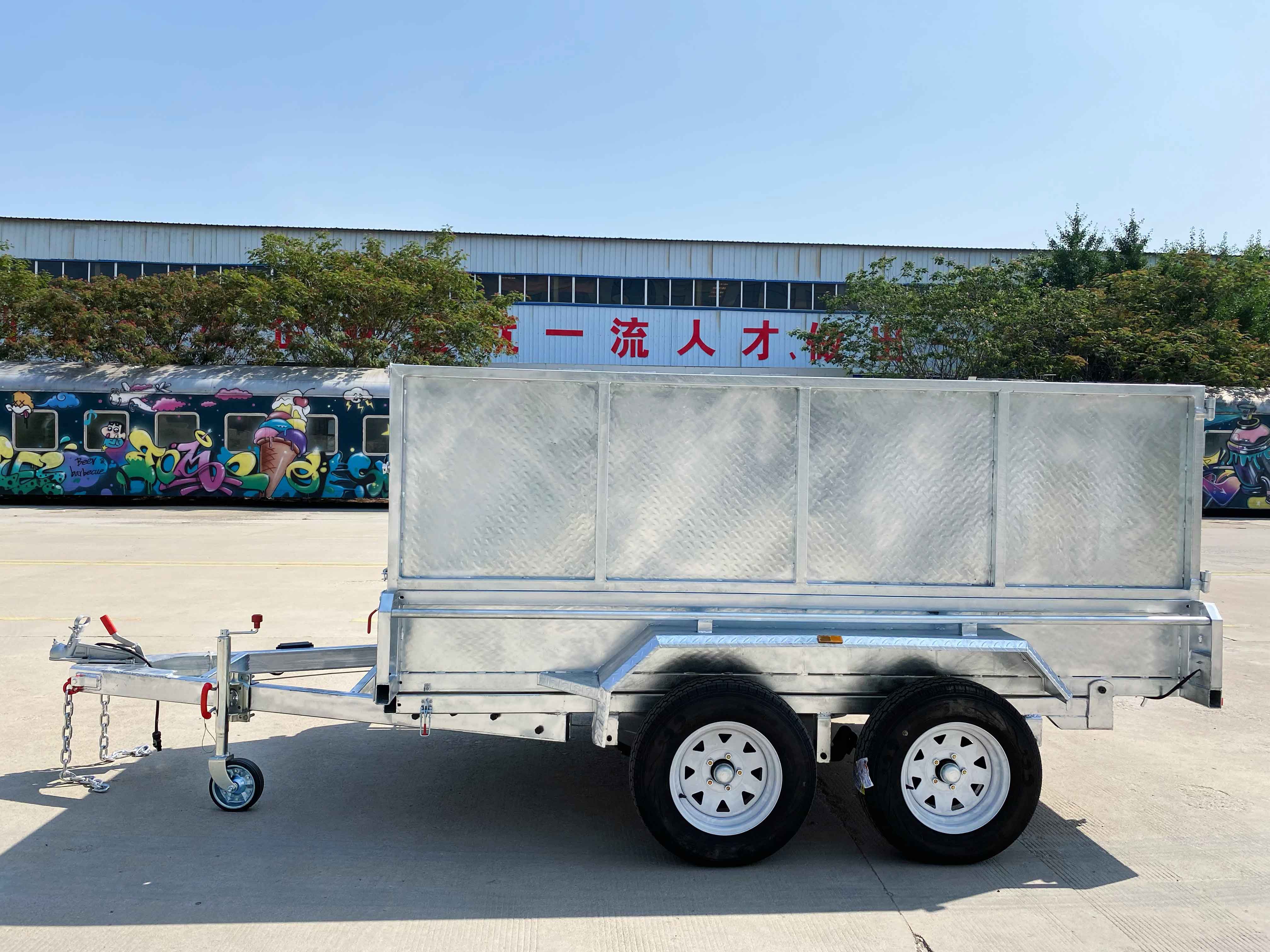 Two-axle series box trailer
