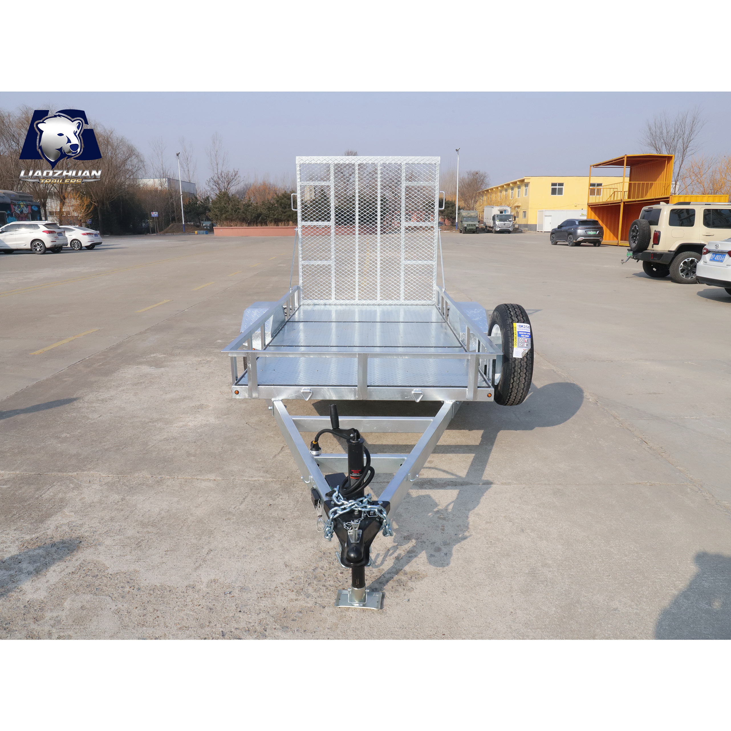Hot-dip galvanized Utility trailer GVM 3000 pounds