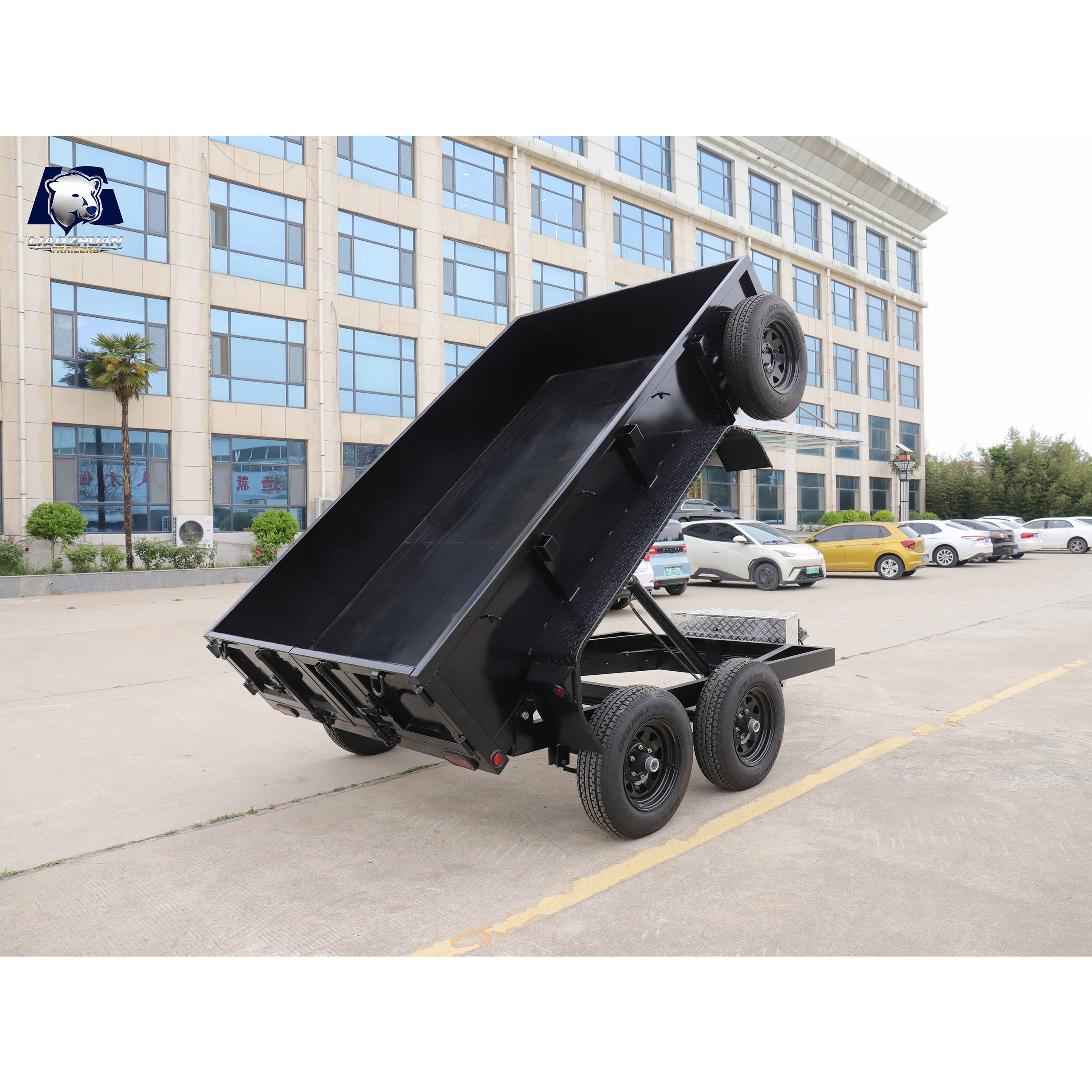 10x5 Hydraulic Dual-axis Tipper Painting Trailer 3000kg ATM (Electric Brake)