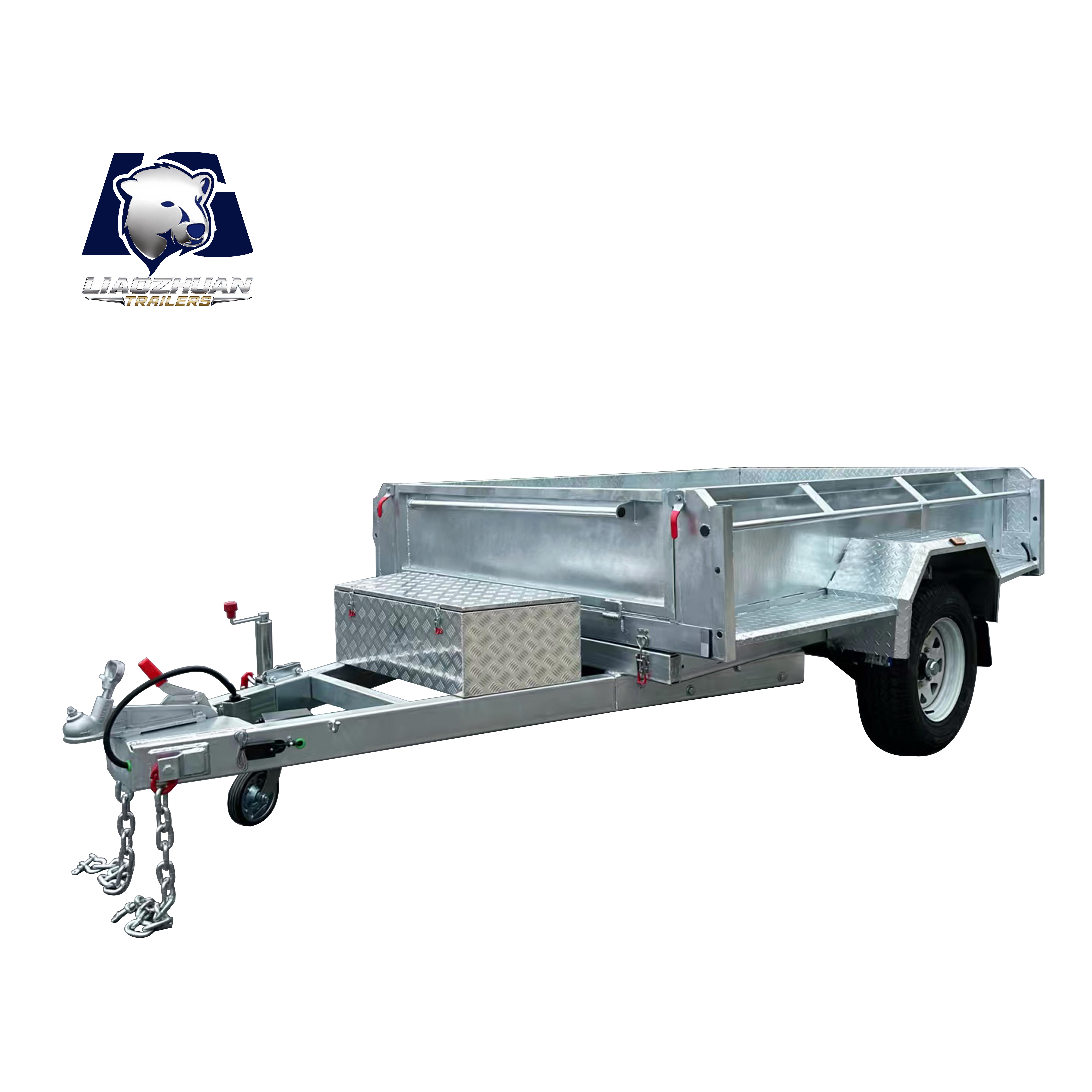 8x5 Hydraulic Single-axis Tipper Galvanised Trailer 1800kg ATM (Electric Brake)