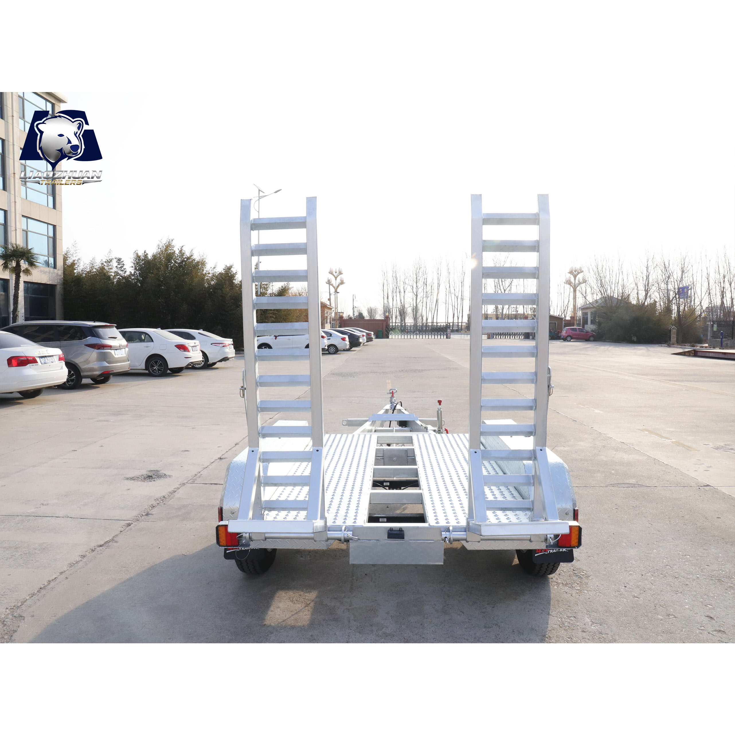 8×5 Double-axis Hot-Dip Galvanised Excavator Trailer 3000kg ATM