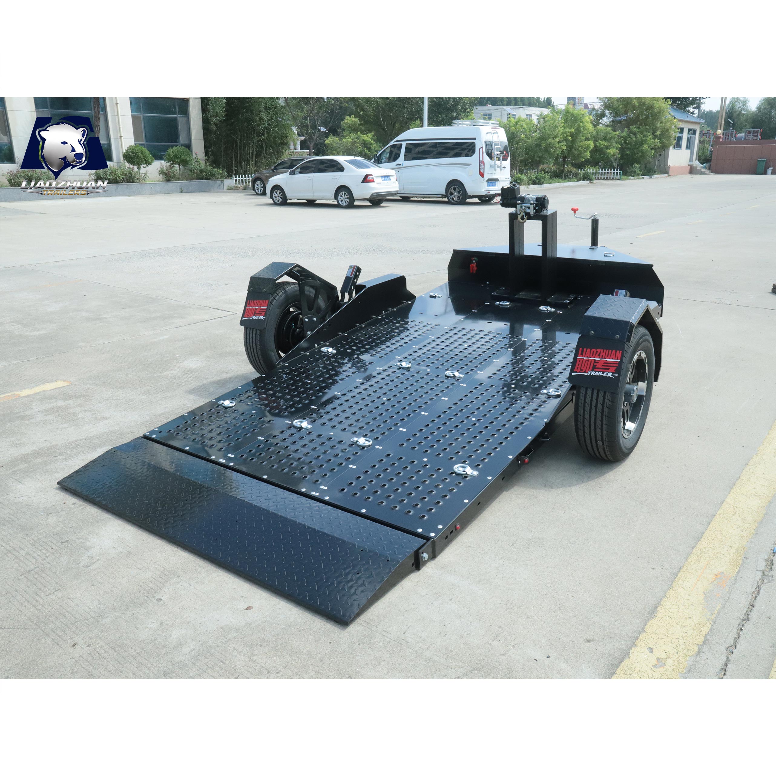 Single-axis Mobile Energy Storage Device Trailer 1500kg ATM