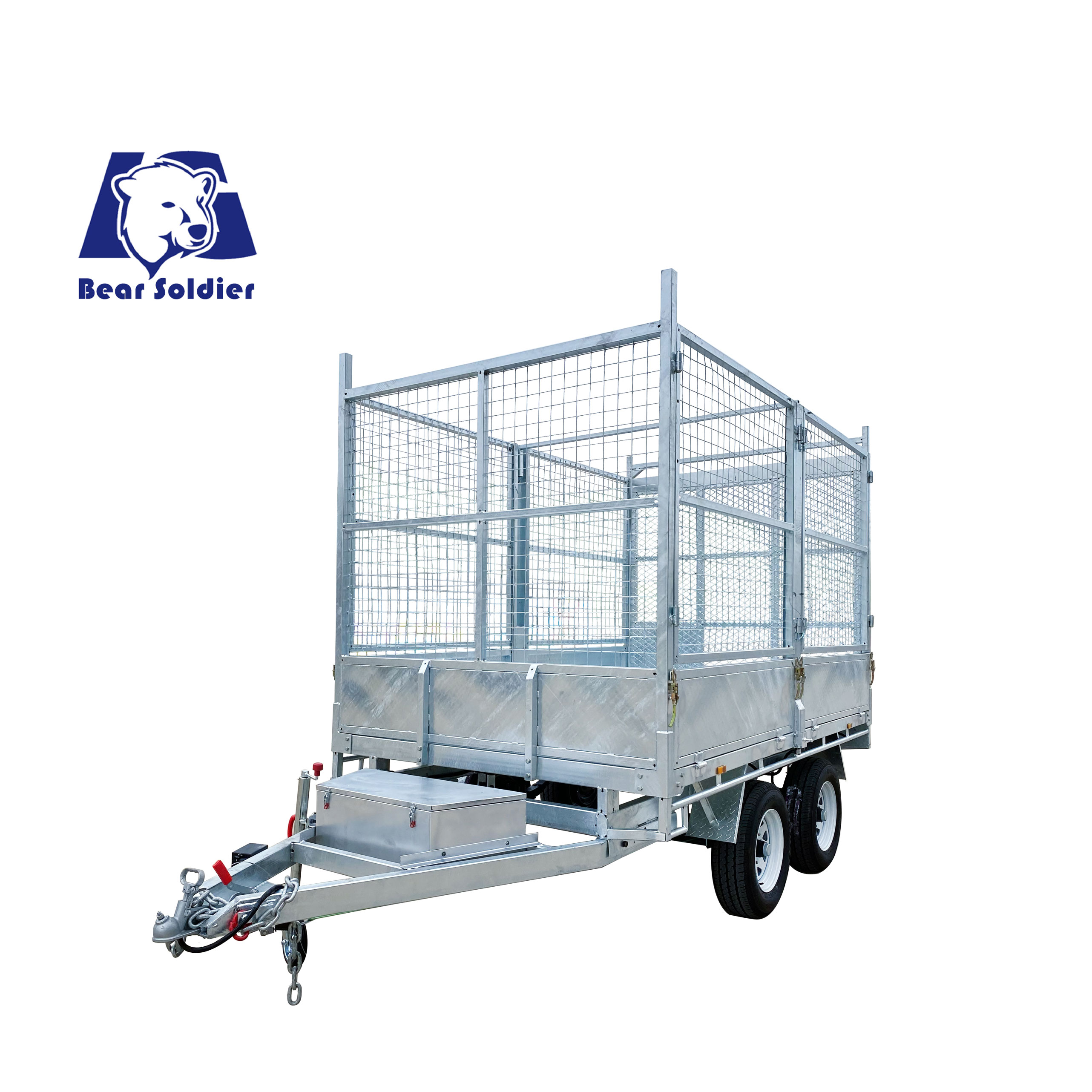Enclosed tandem trailer