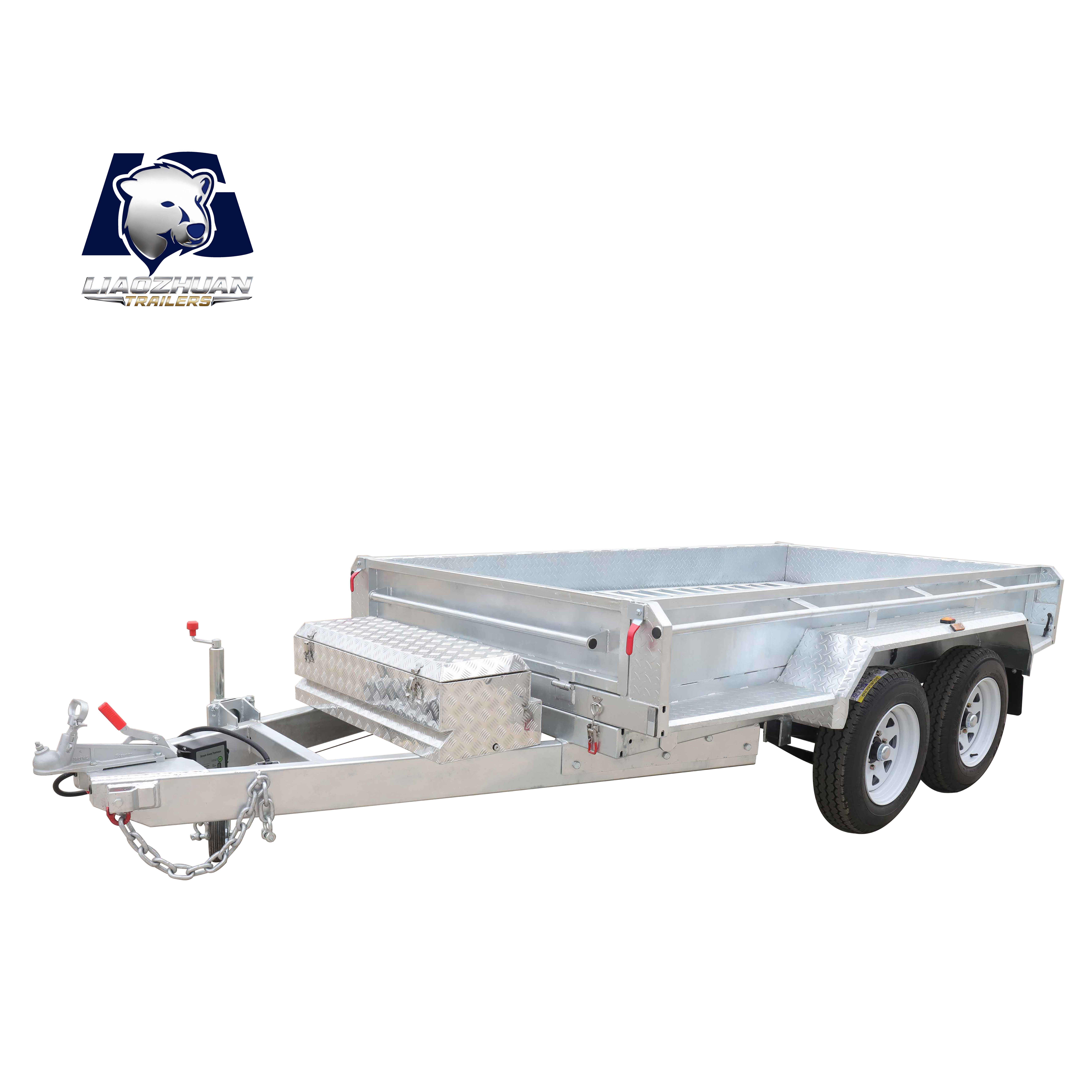 10x5 Hydraulic Tipper Galvanised Trailer 3000kg ATM (Electric Brake)