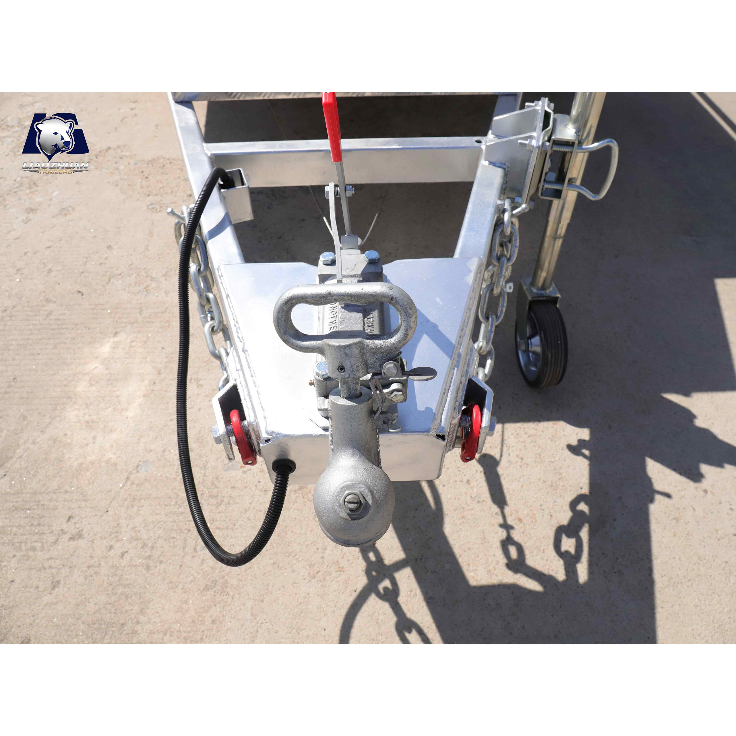 8x5 Hydraulic Single-axis Tipper Galvanised Trailer 1800kg ATM (Impact brake + butterfly brake)