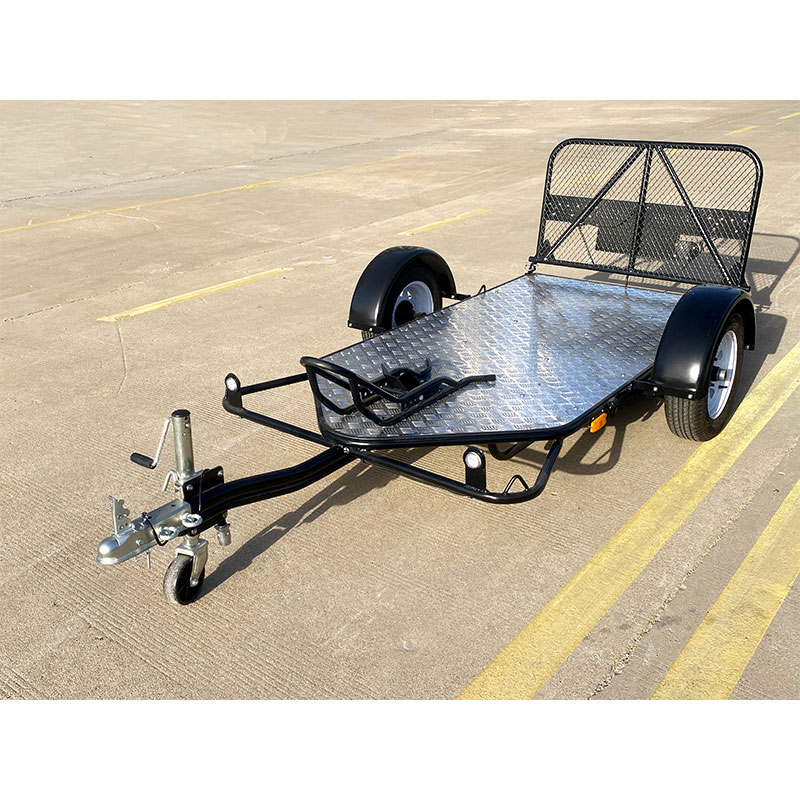 Single motorcycle trailer