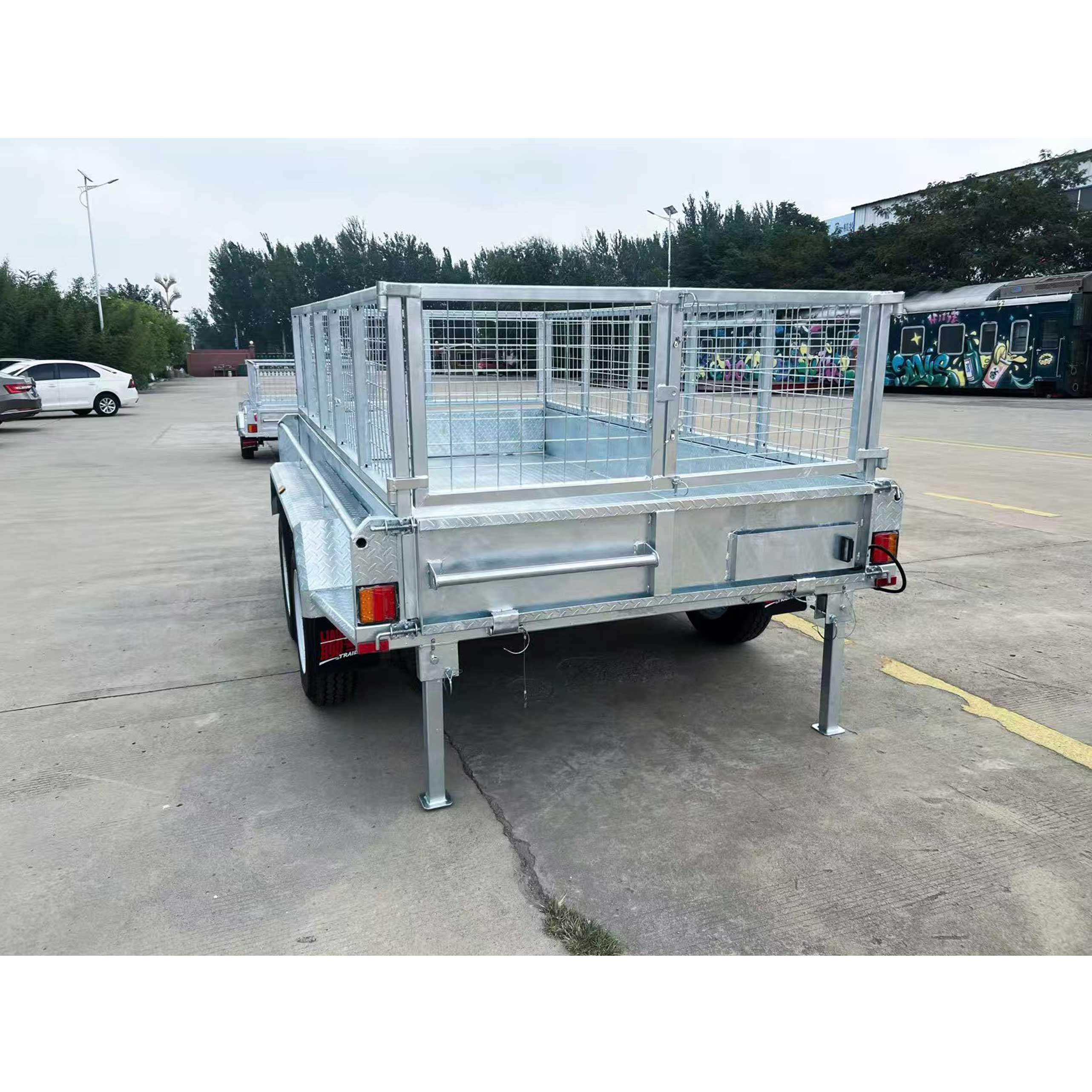8x5 Hydraulic Tipper Galvanised Box Trailer 3500kg ATM (Electric Brake)