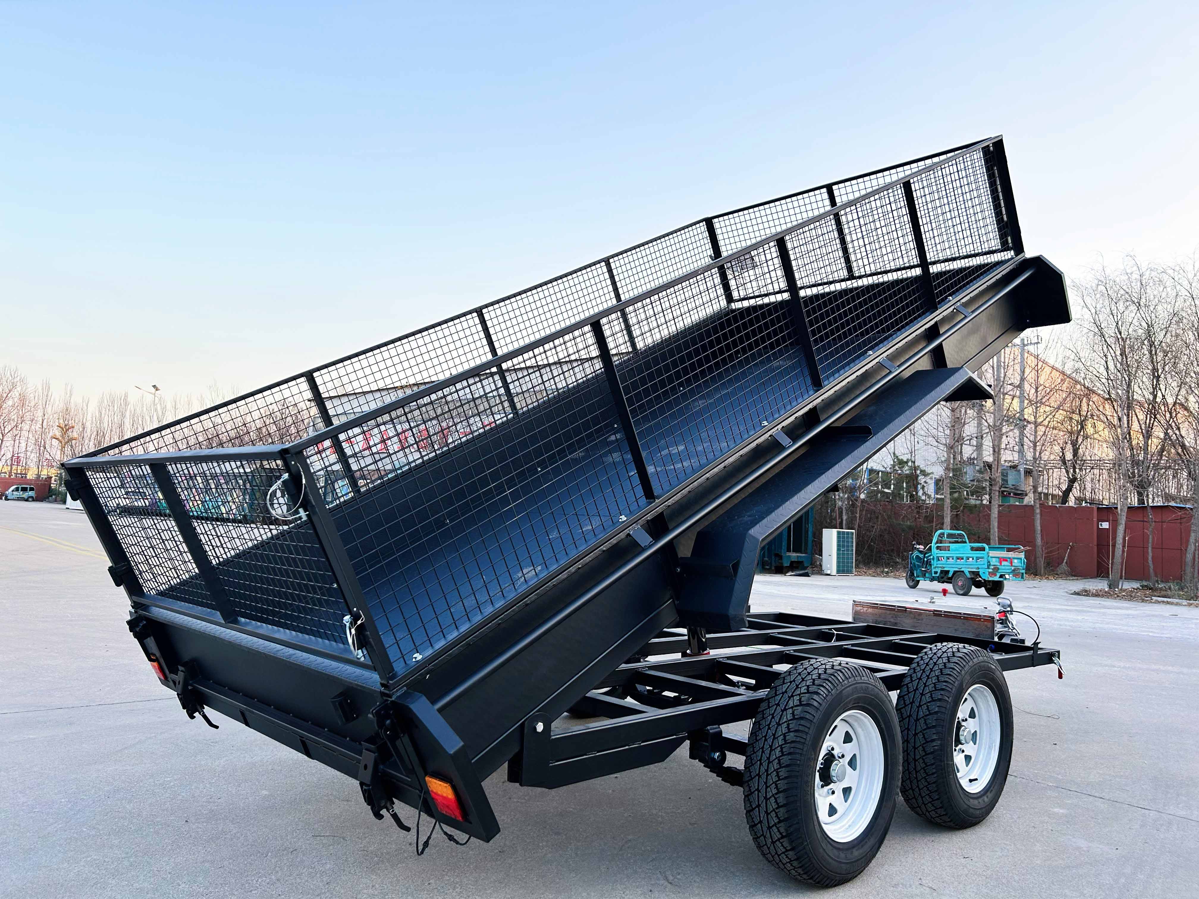 13x6 Hydraulic Tipper Galvanised Box Trailer 3500kg ATM (Electric Brake)