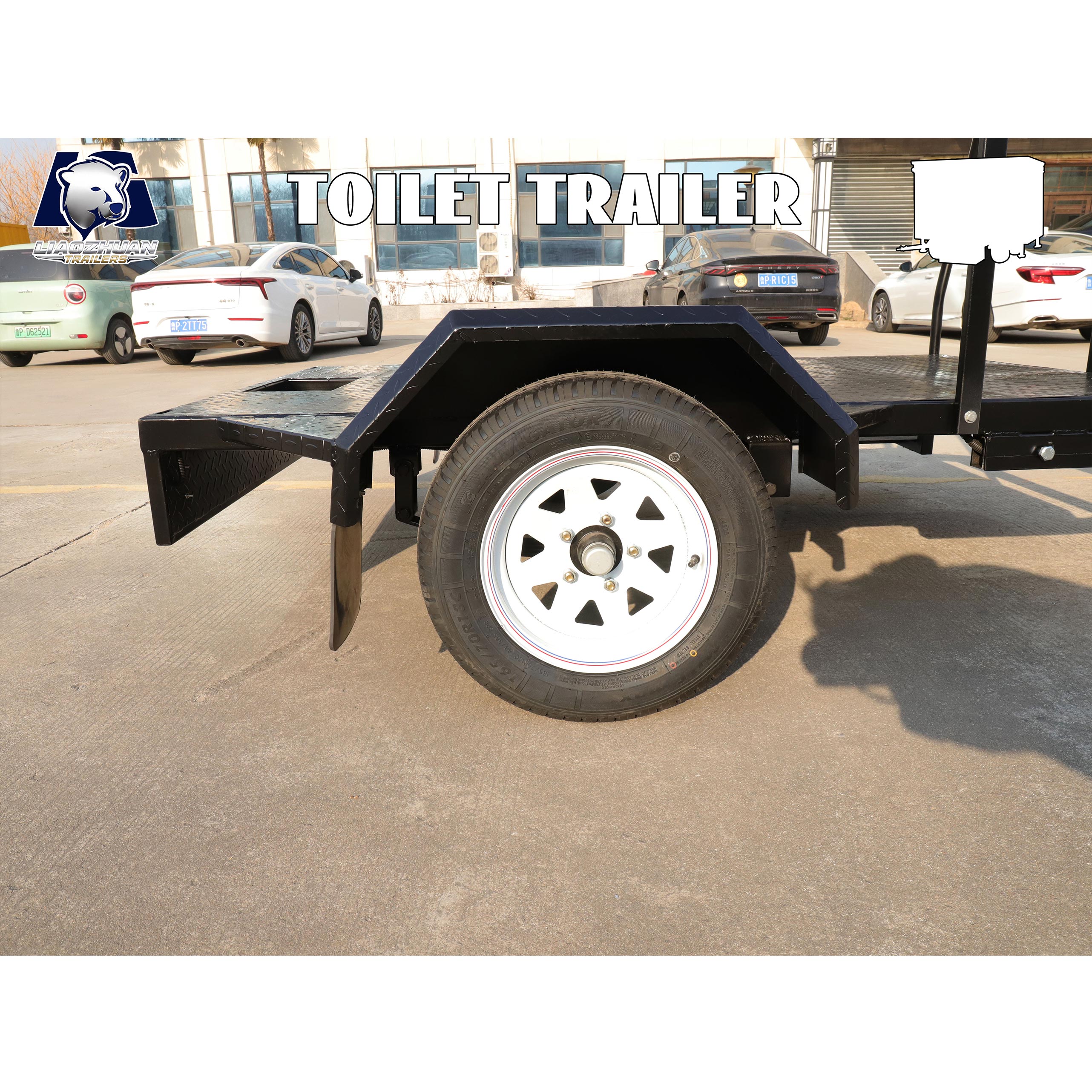 Toilet trailer