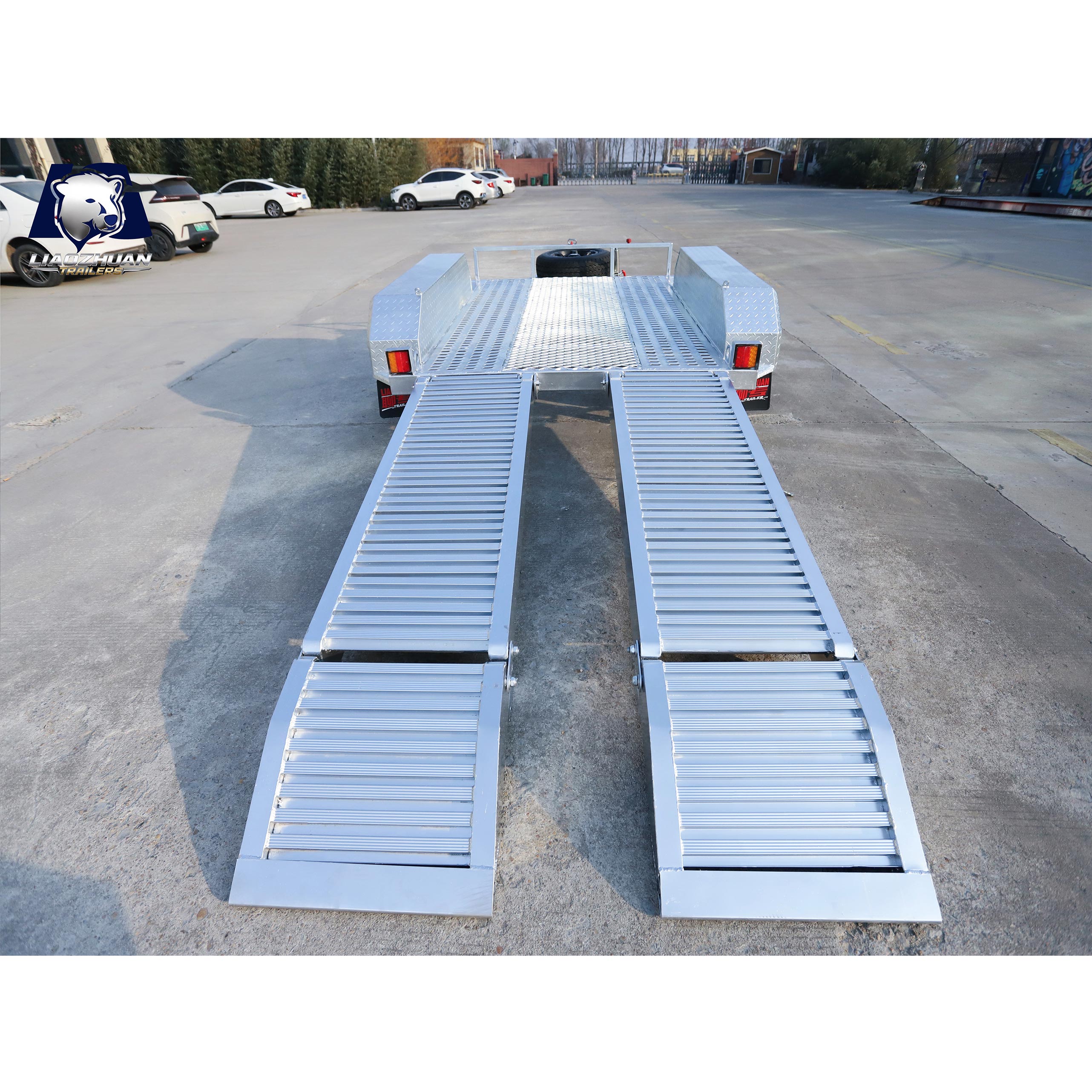 8×5 Double-axis Hot-Dip Galvanised Excavator Trailer 3500kg ATM