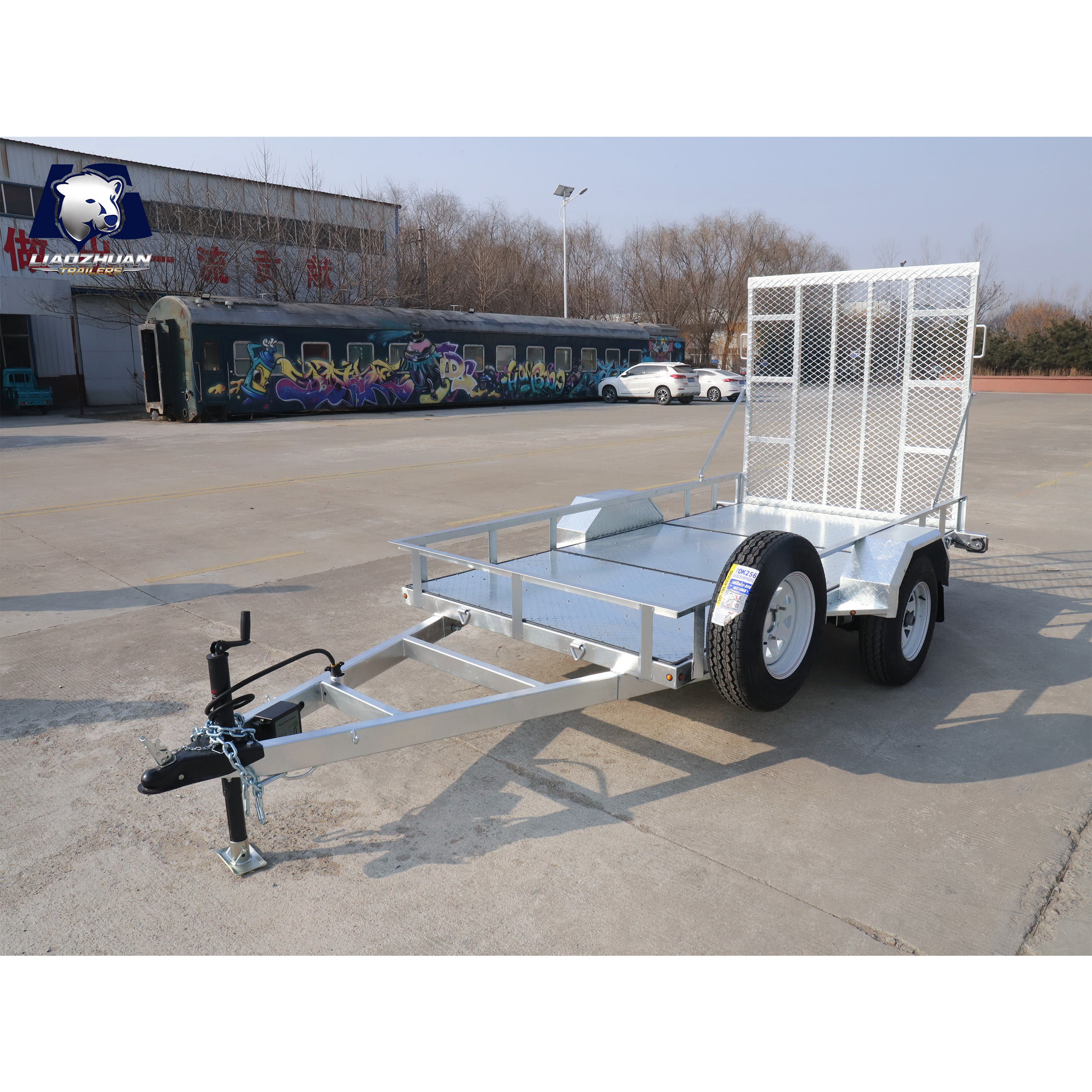Hot-dip galvanized Utility trailer GVM 3000 pounds
