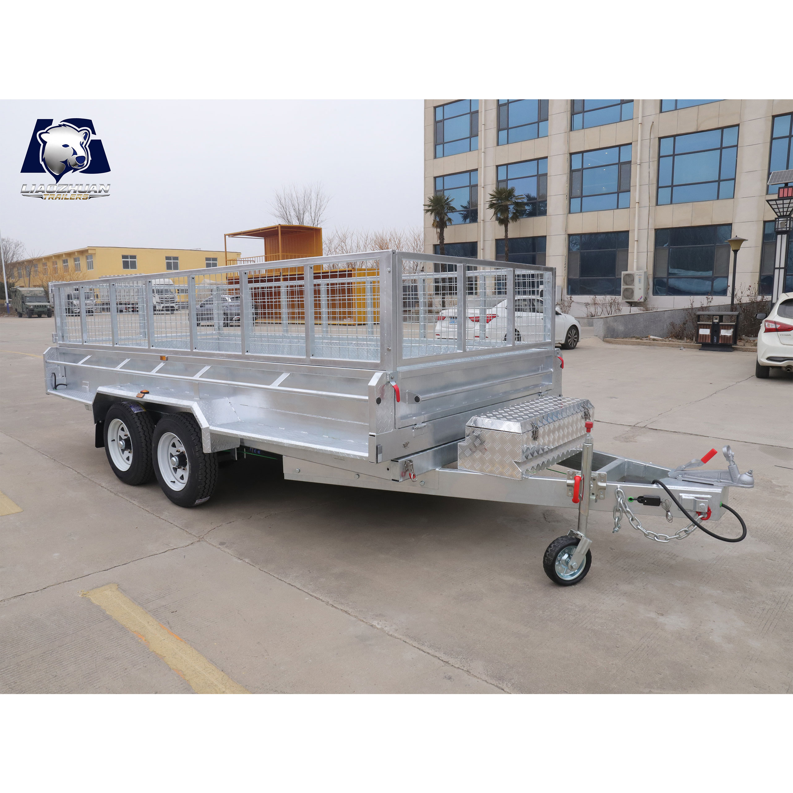 14x6 Hydraulic Tipper Galvanised Box Trailer 3500kg ATM (Electric Brake)