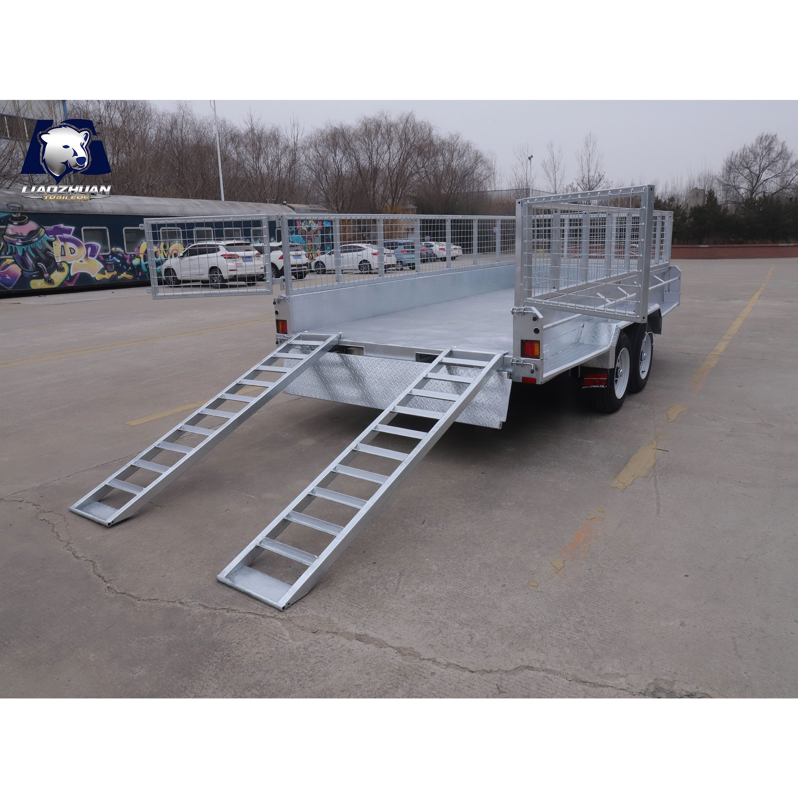 14x6 Hydraulic Tipper Galvanised Box Trailer 3500kg ATM (Electric Brake)