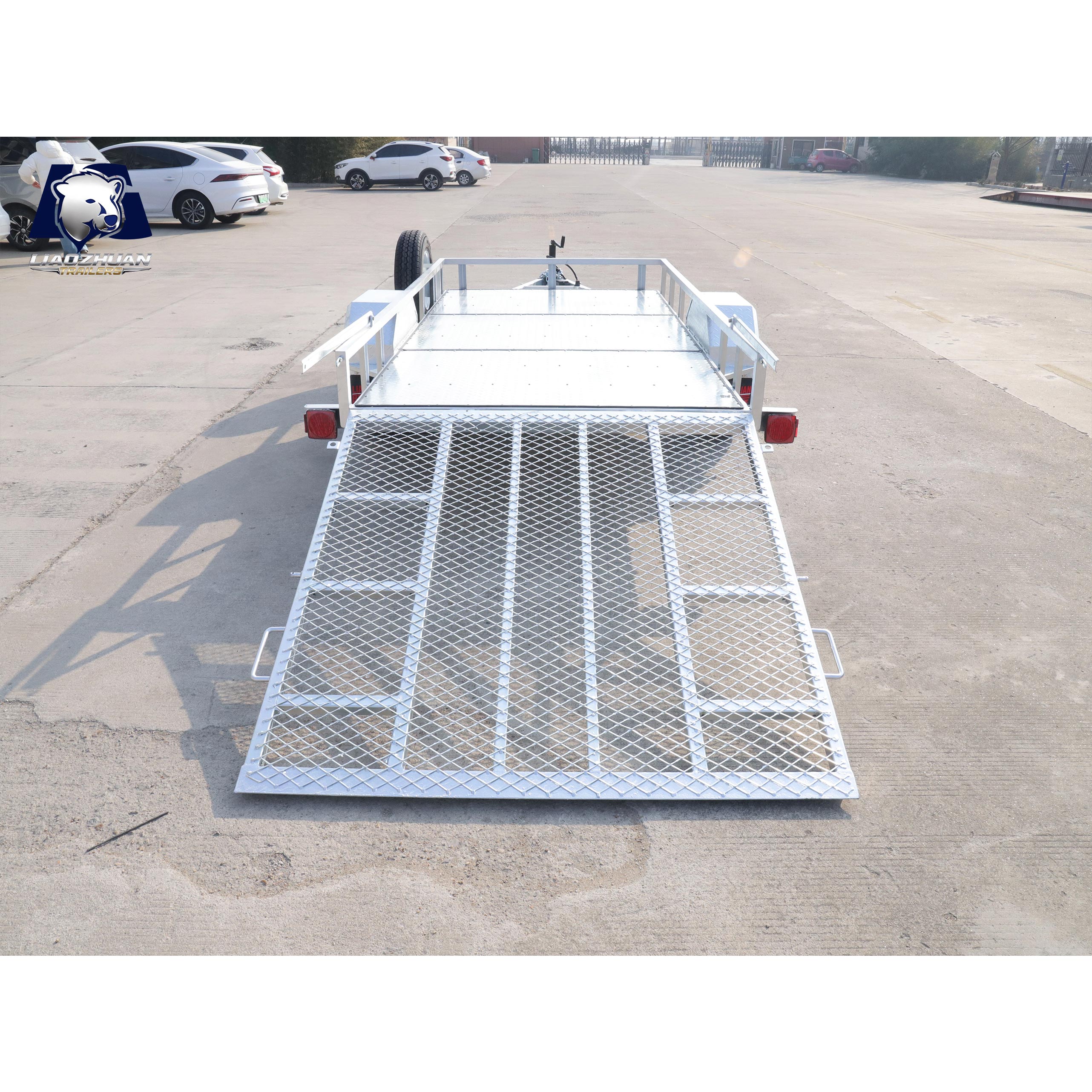 Hot-dip galvanized Utility trailer GVM 3000 pounds