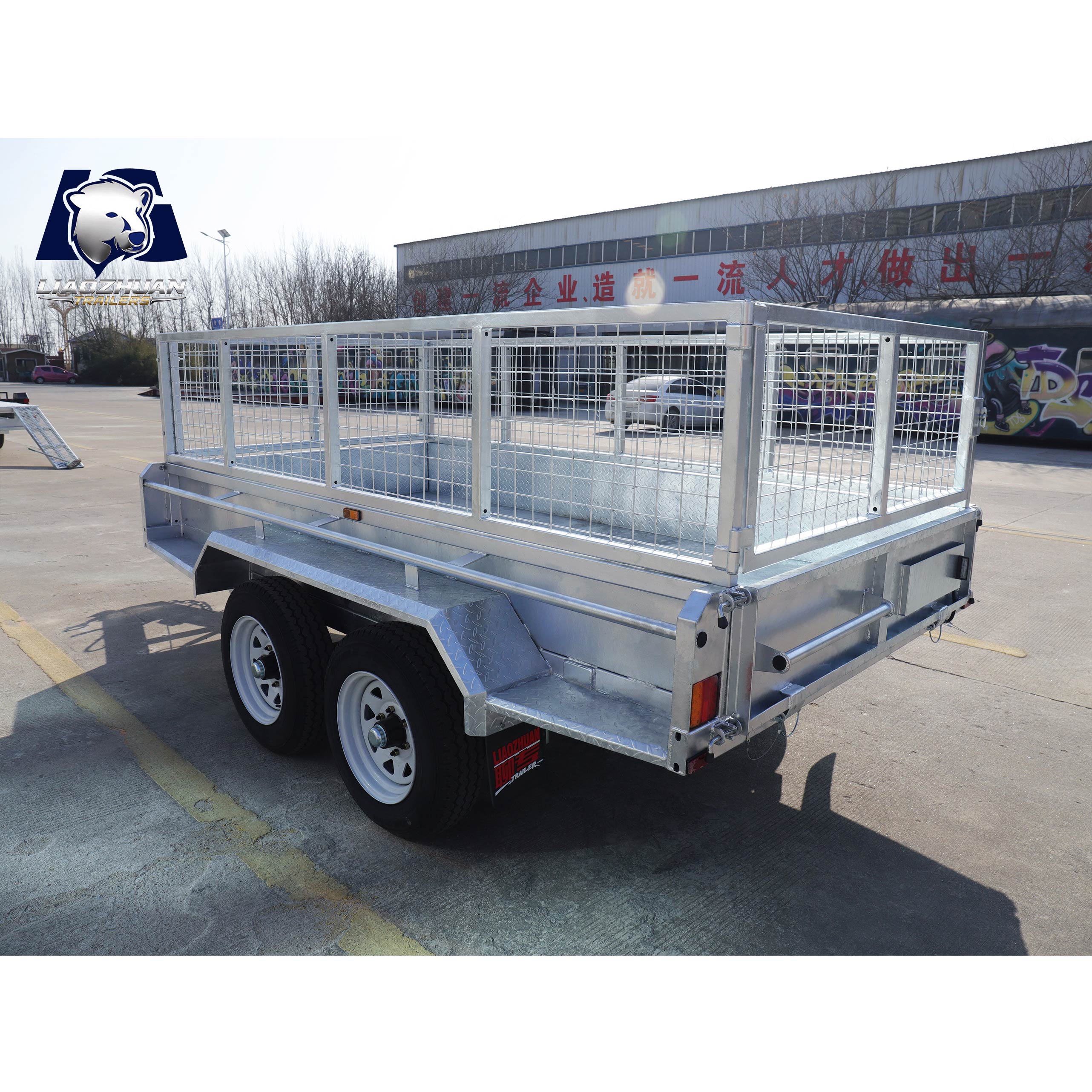 10x5 Hydraulic Tipper Galvanised Box Trailer 3500kg ATM (Electric Brake)