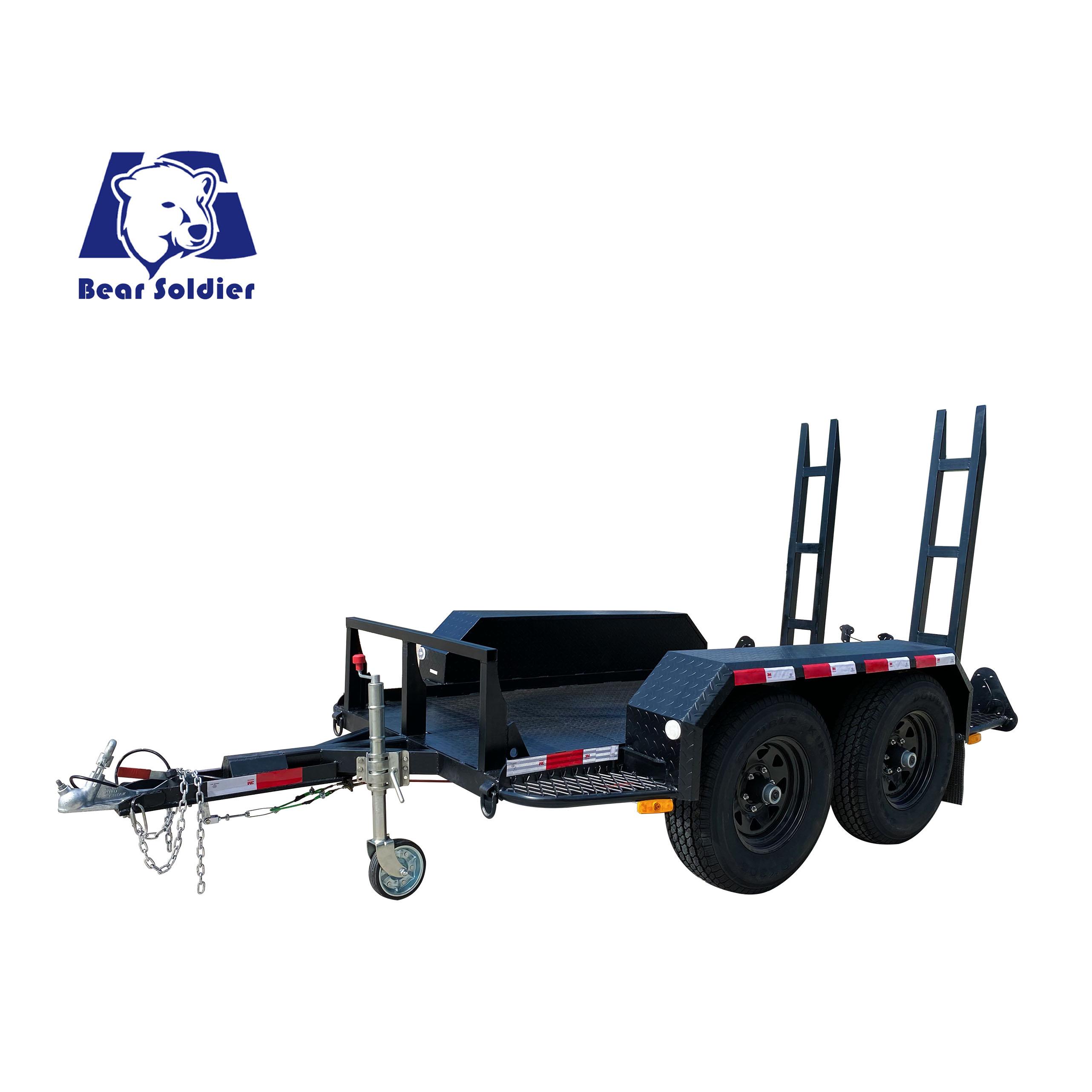 Road roller trailer