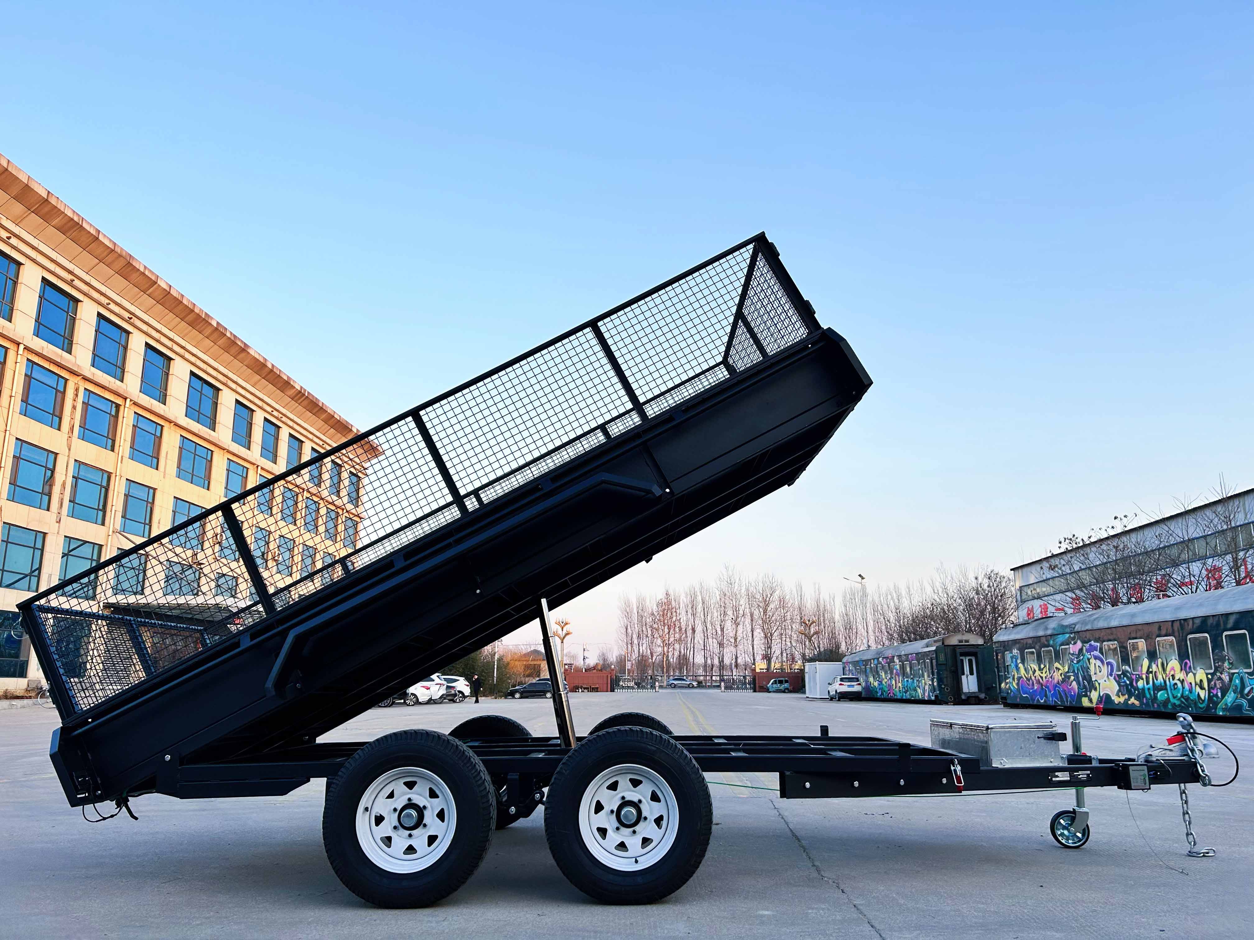 13x6 Hydraulic Tipper Galvanised Box Trailer 3500kg ATM (Electric Brake)